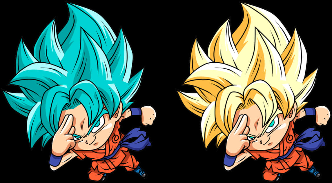 Μεταμορφώσεις Super Saiyan του Goku Ταπετσαρία