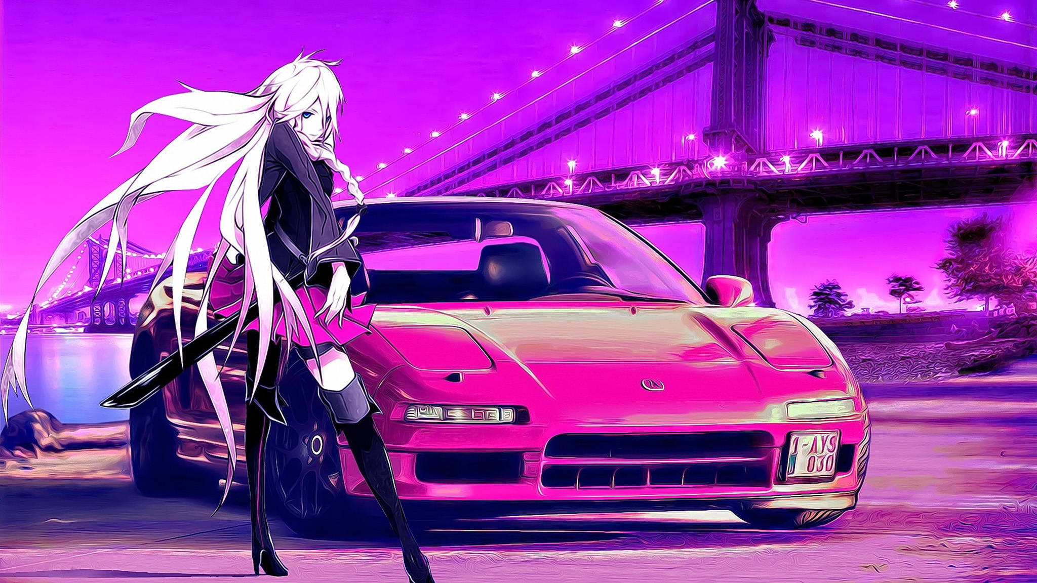 Supra Anime Auto Ταπετσαρία