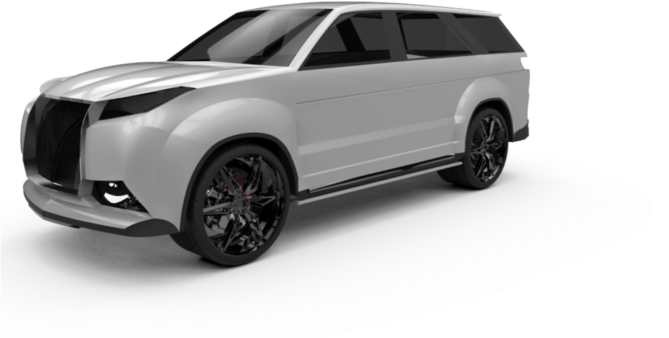 Φουτουριστικό SUV Concept 3D Render Ταπετσαρία