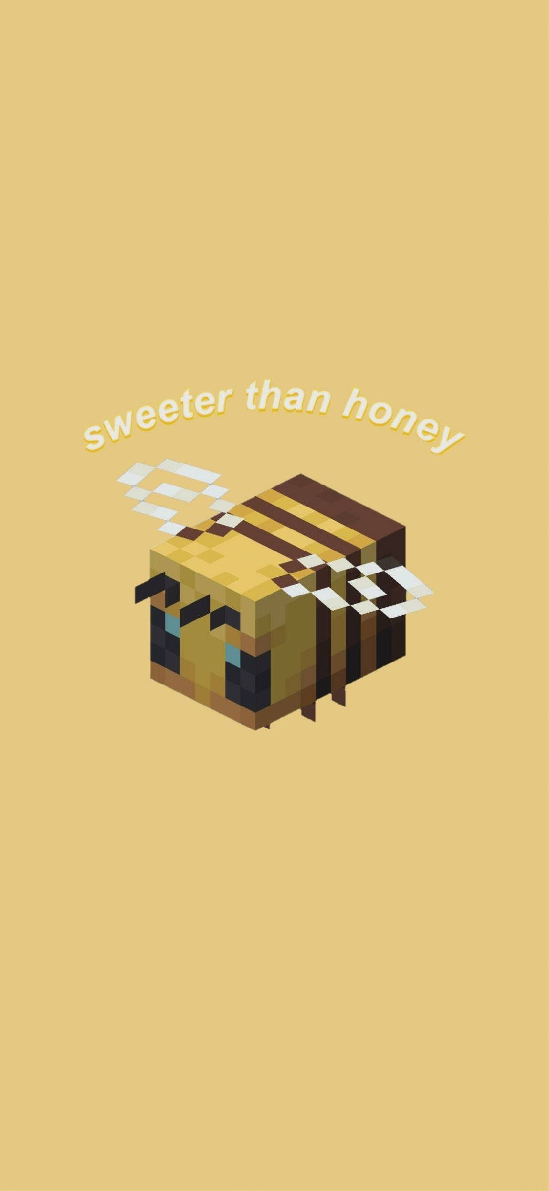 Sweeter Than Honey Μέλισσα Minecraft Ταπετσαρία