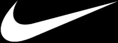 Λογότυπο Swoosh Nike σε Μαύρο Φόντο Ταπετσαρία