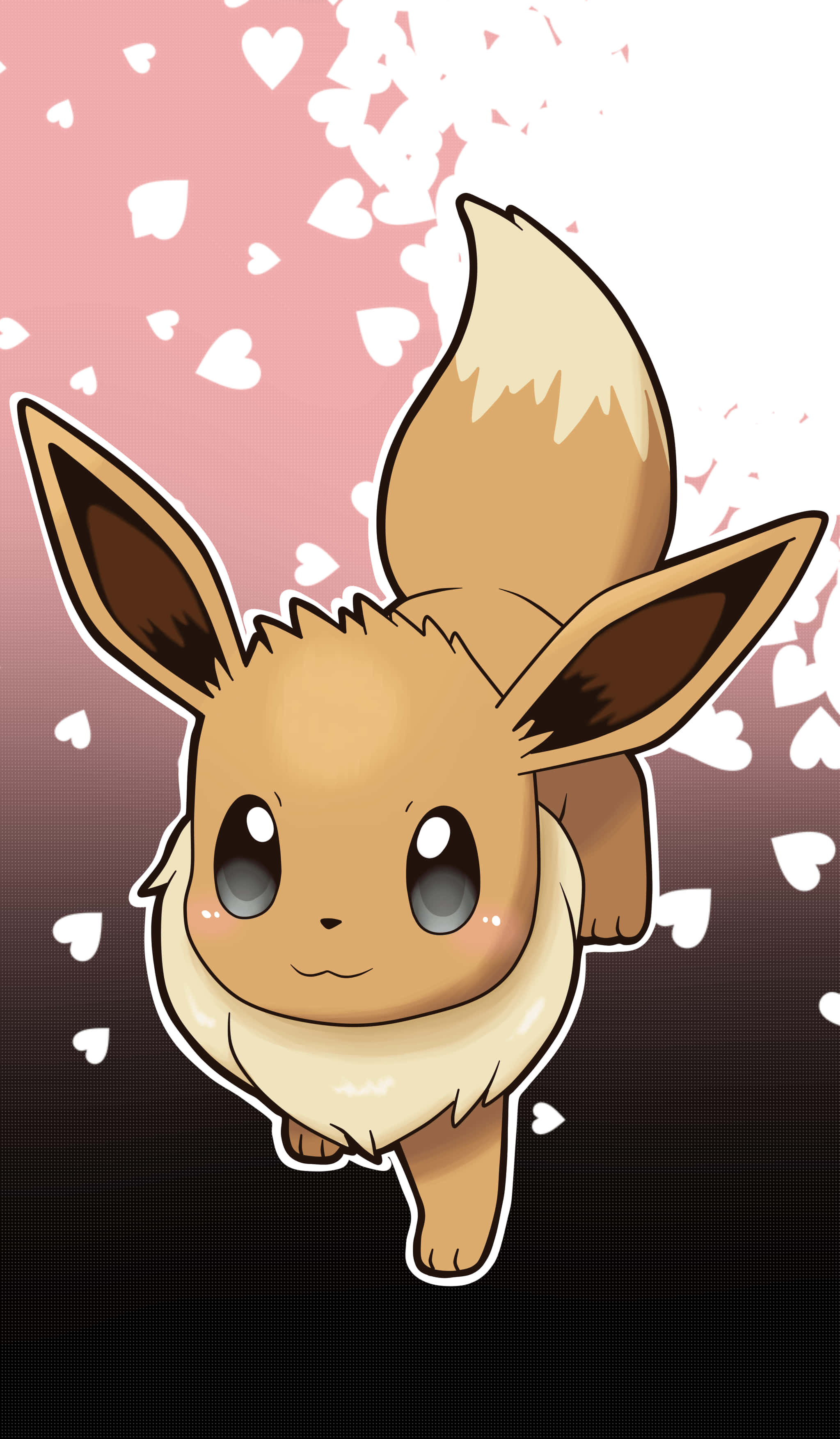 Το αξιολάτρευτο Sylveon σε αγκαλιάζει με τα φτερά του Ταπετσαρία