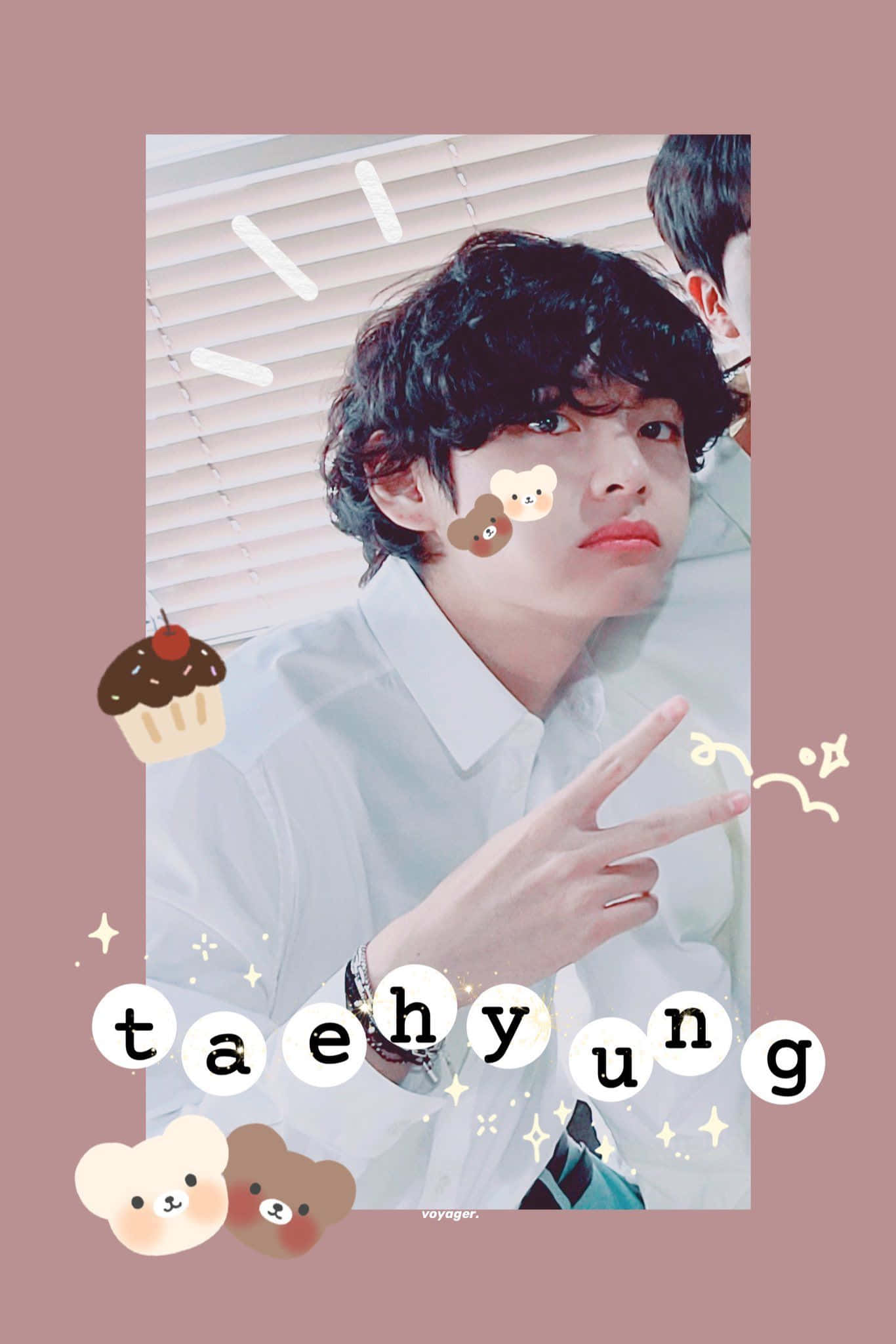 μια φωτογραφία δύο ατόμων με τις λέξεις taehyung Ταπετσαρία