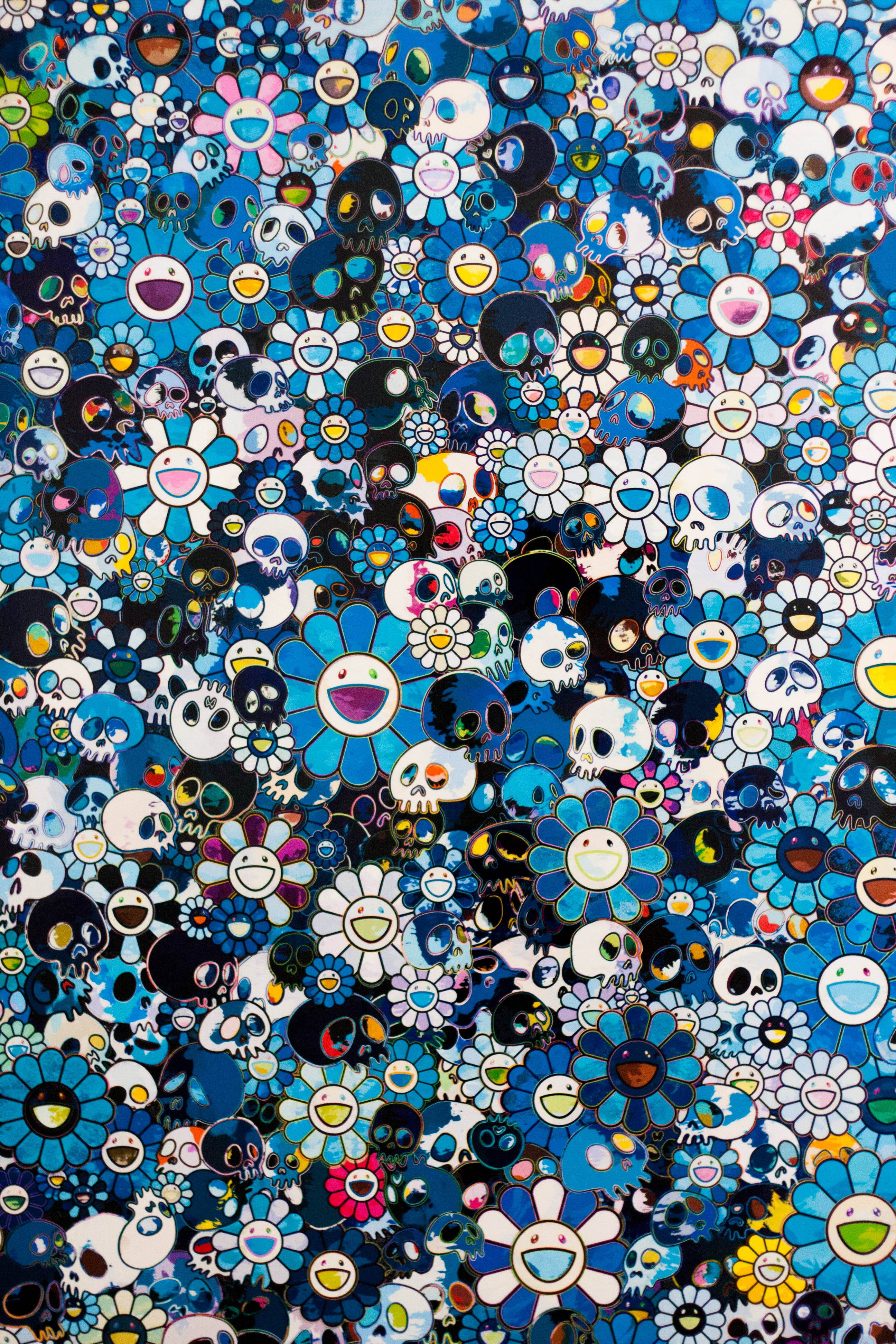 Μόνο Μπλε Takashi Murakami 4K Ταπετσαρία