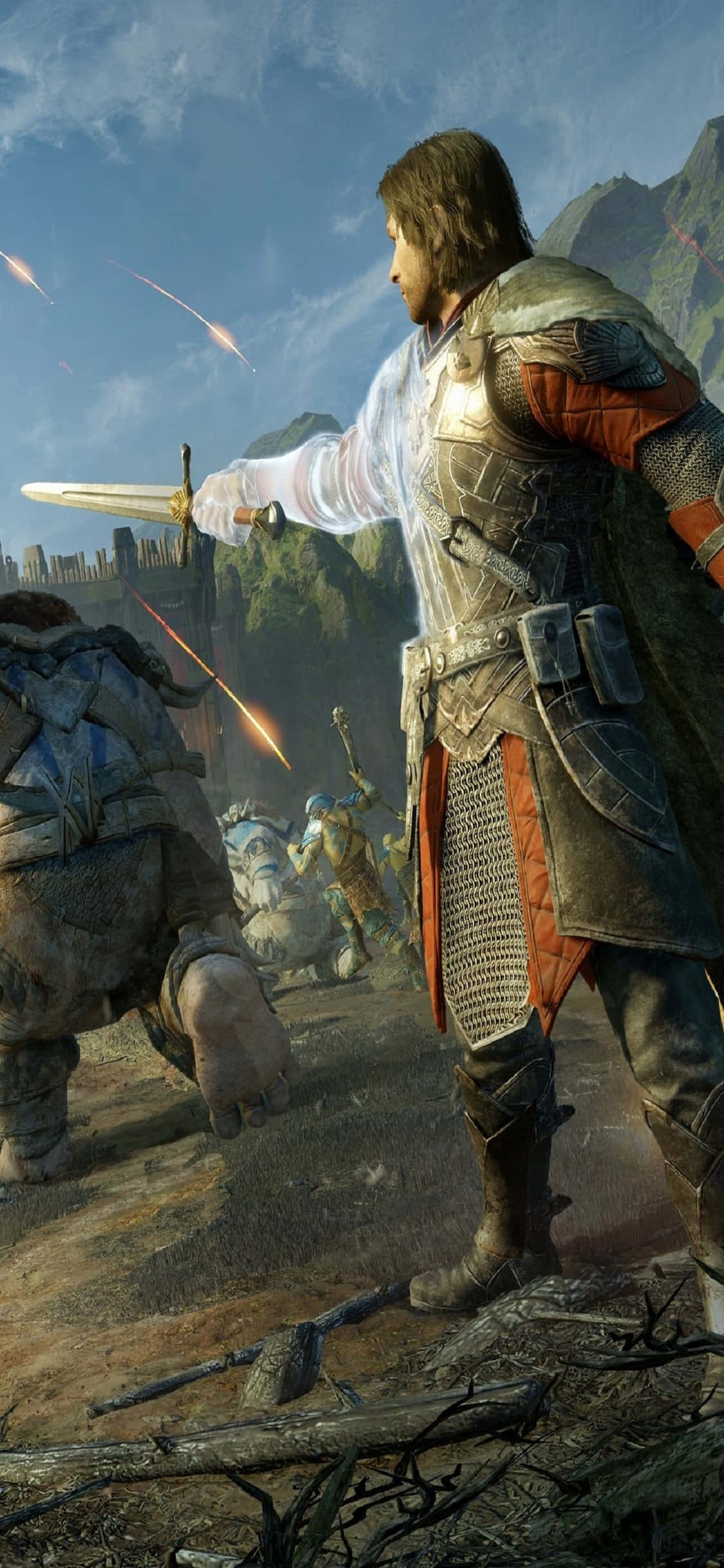 Φόντο Talion για iPhone X από το Shadow of Mordor Ταπετσαρία