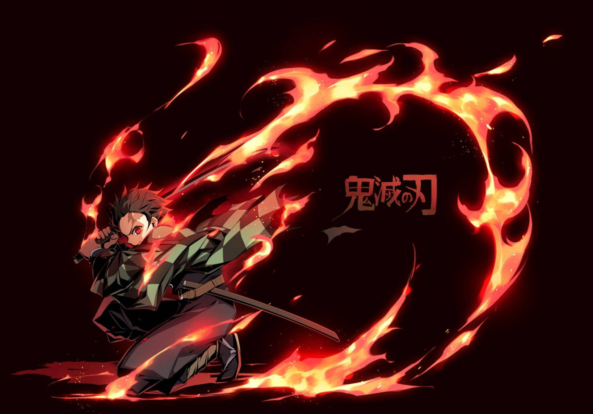 Μορφή Tanjiro από το Demon Slayer Ταπετσαρία