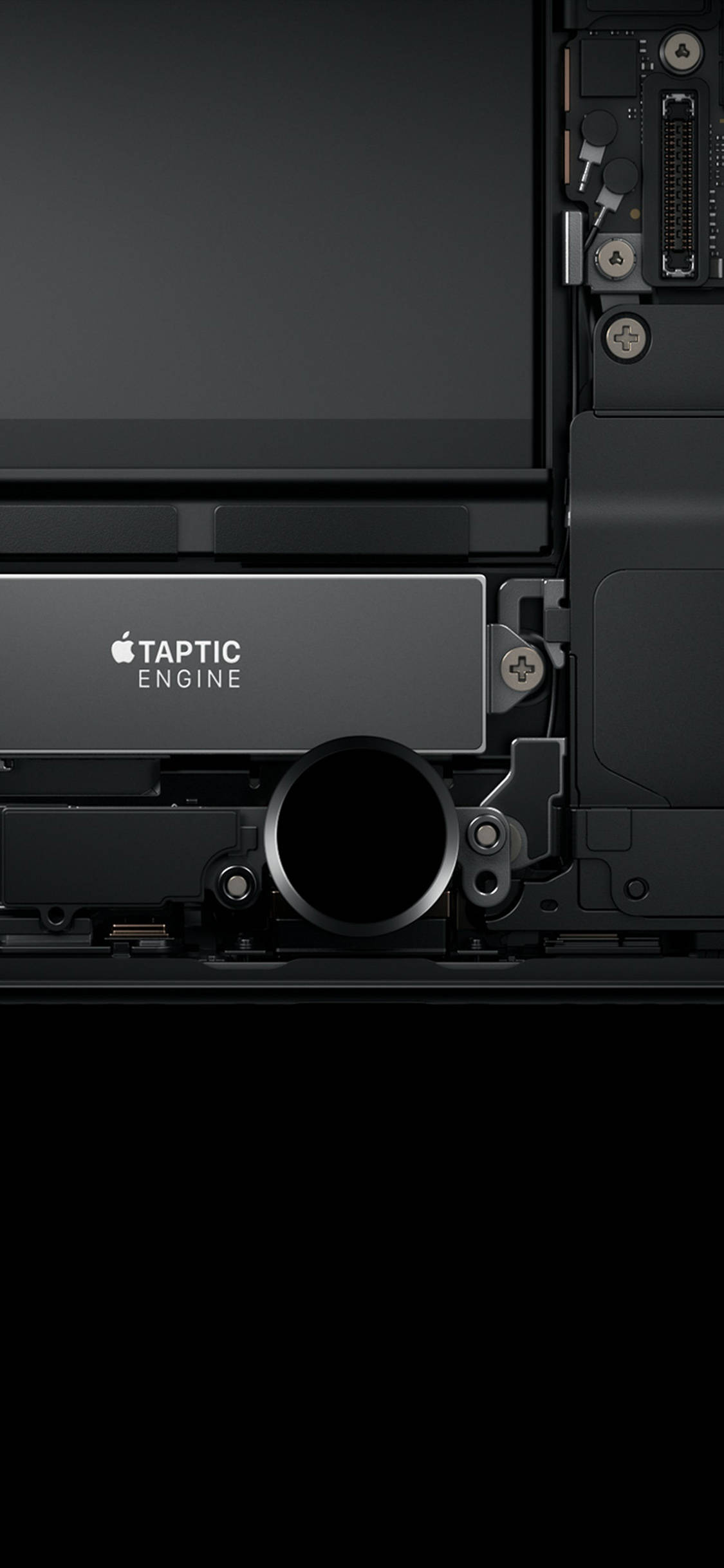 Taptic Engine Minimal Dark iPhone Ταπετσαρία