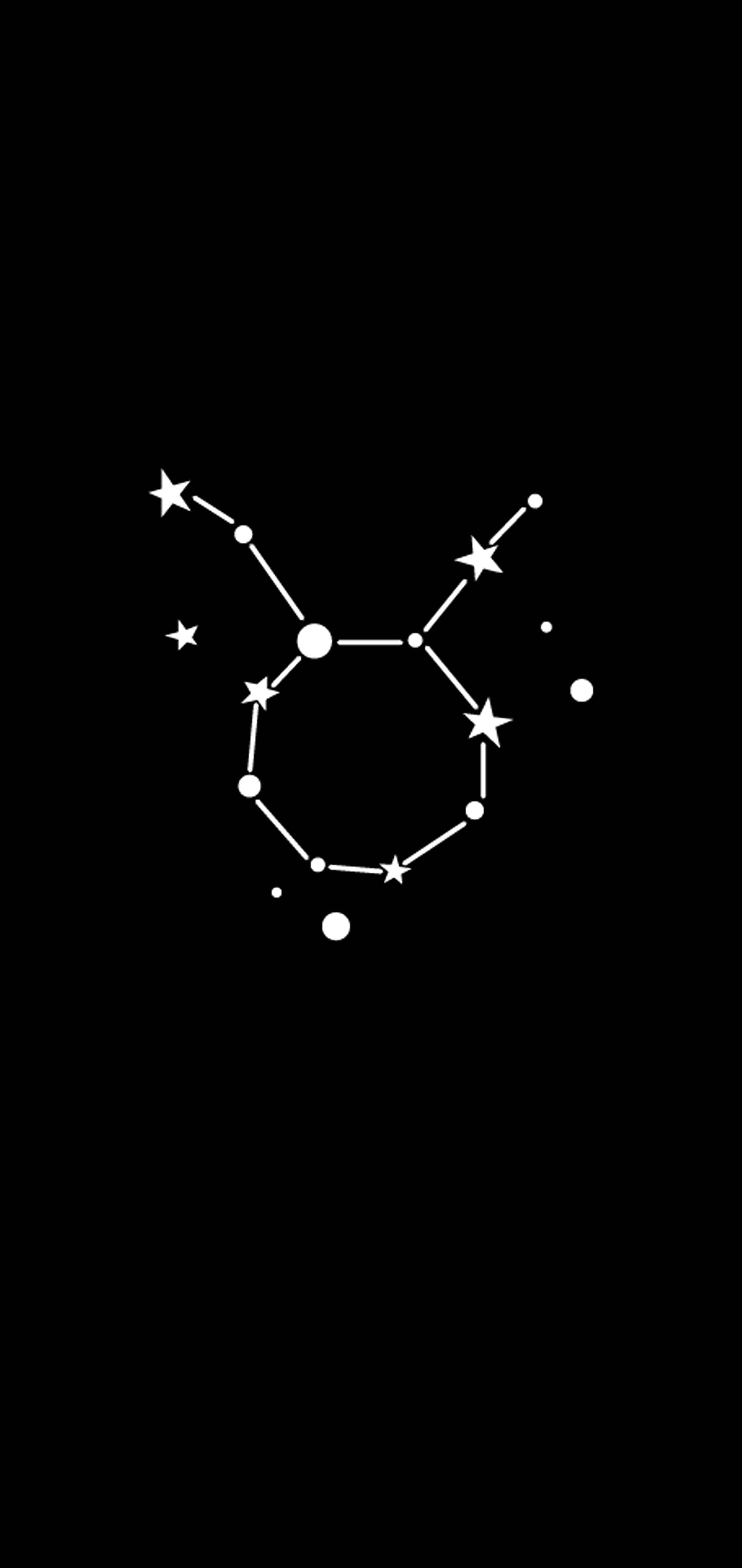 Taurus Zodiac Black And White Ταπετσαρία