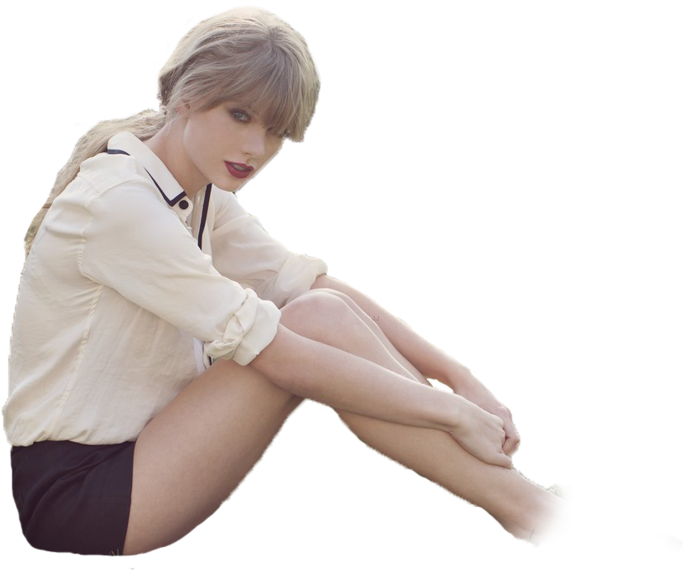 Taylor Swift καθιστή πόζα με αποκοπή Ταπετσαρία