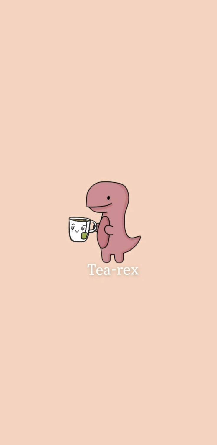 Καβούρι Δεινοσαυράκι Tea-rex για iPhone Ταπετσαρία