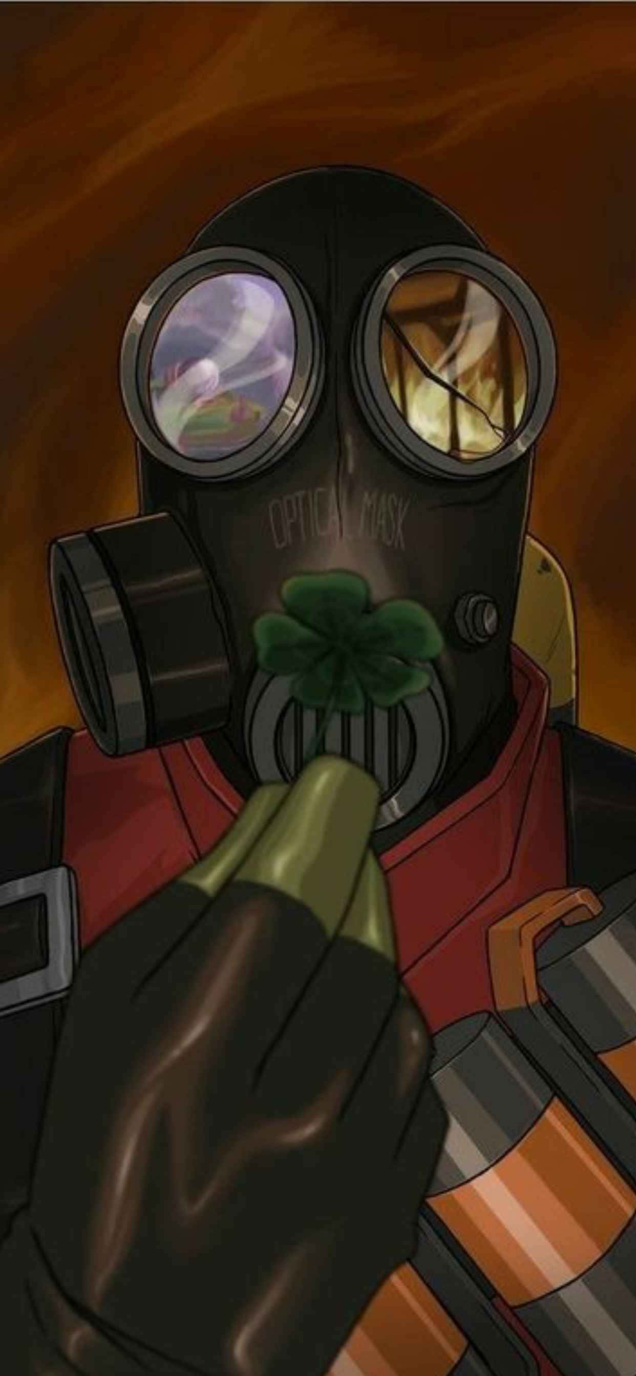 Επική Μάχη Team Fortress 2 σε Οθόνη iPhone XS Max Ταπετσαρία