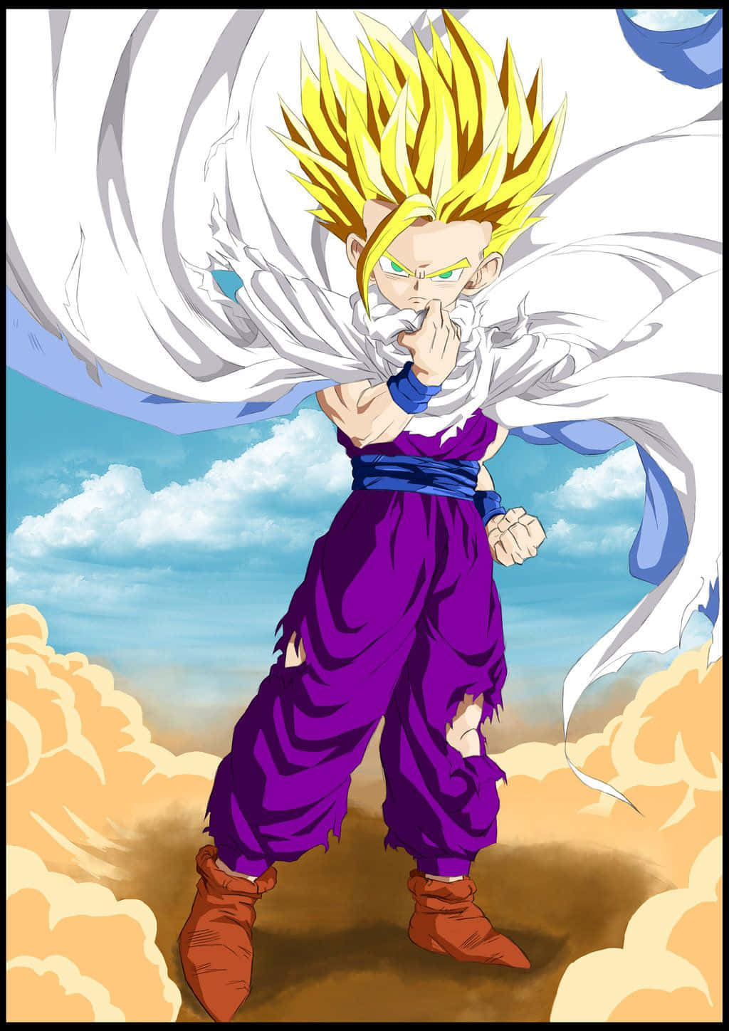 Αισθητική Τέχνη Teen Gohan Ταπετσαρία