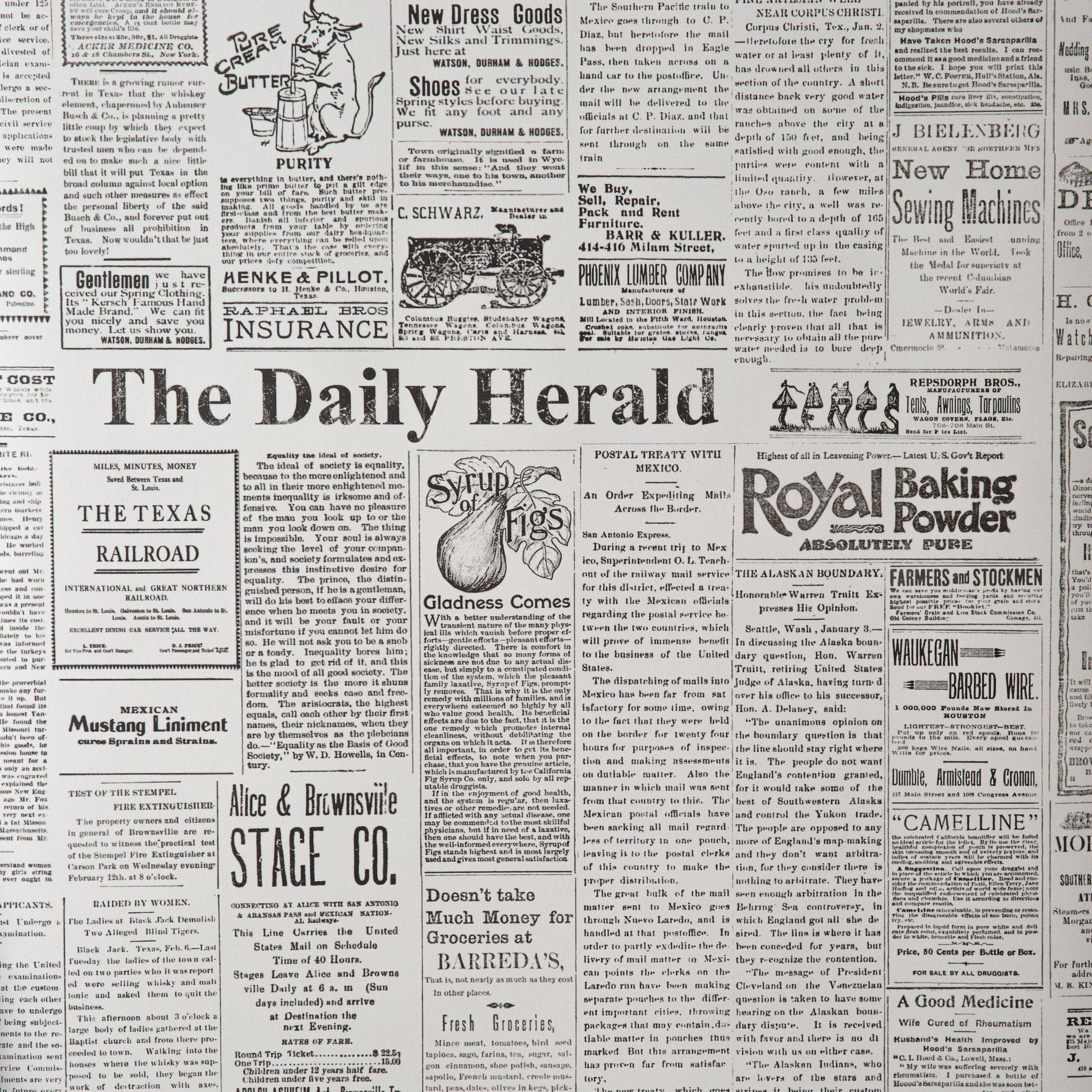 Αισθητική Εφημερίδας The Daily Herald Ταπετσαρία