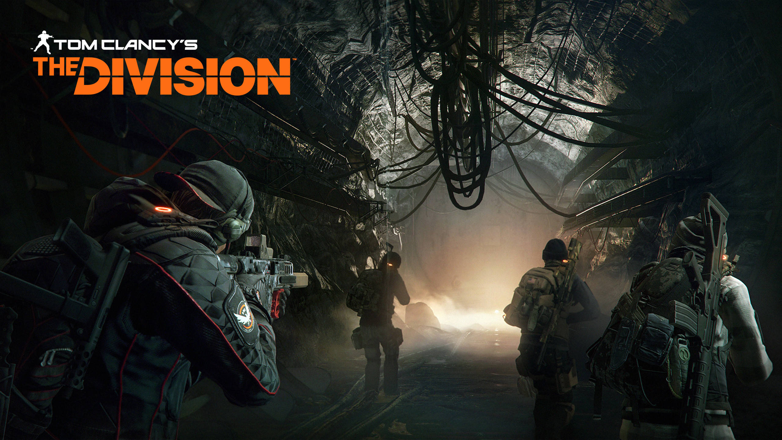 The Division 4K Στρατιώτες σε Σκοτεινό Δάσος Ταπετσαρία