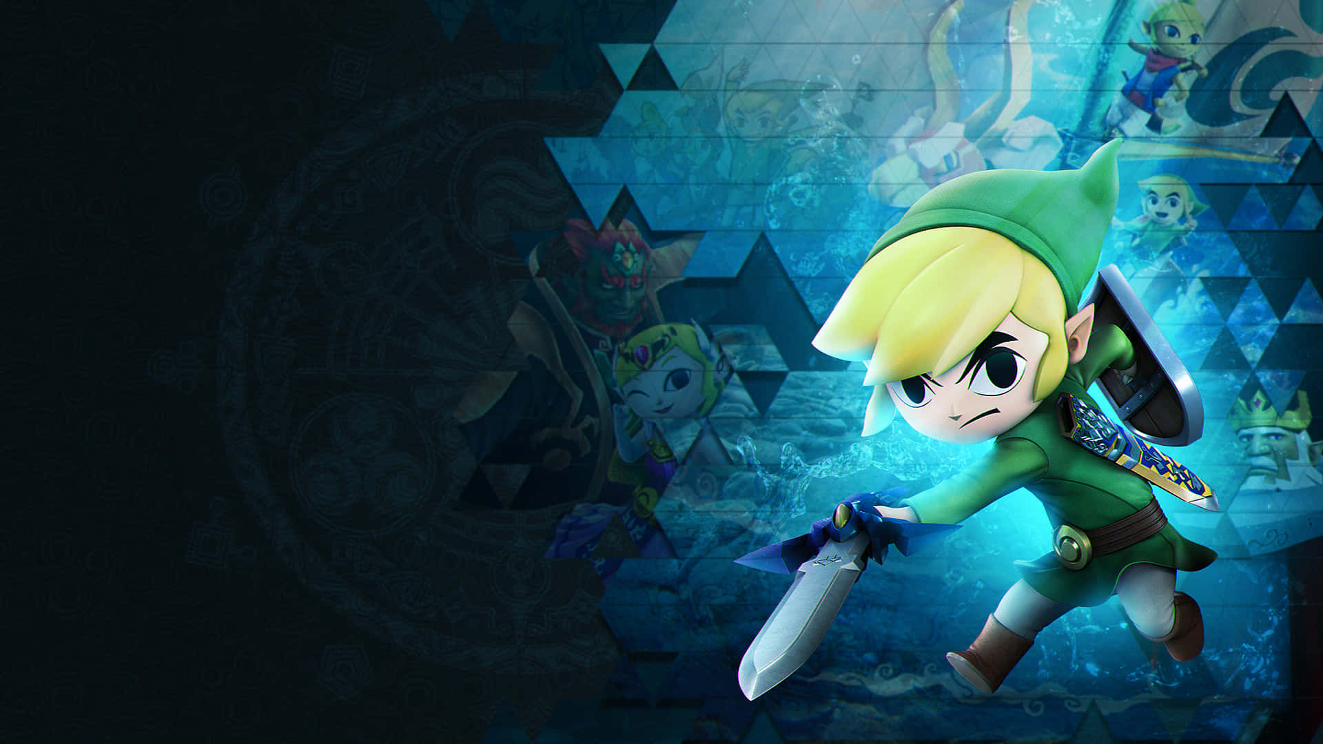 Αφίσα The Legend Of Zelda με τον Toon Link Ταπετσαρία