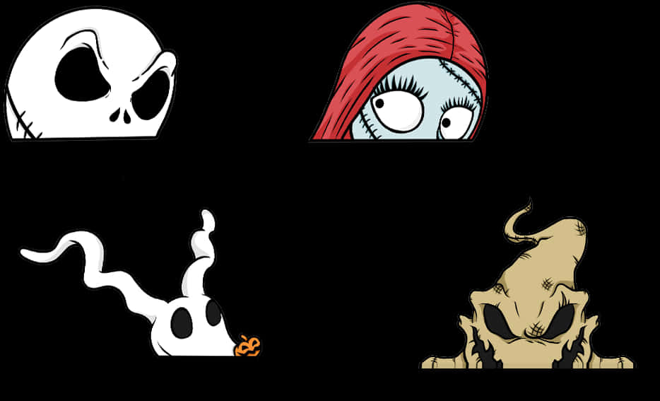 Χαρακτήρες από το The Nightmare Before Christmas Ταπετσαρία
