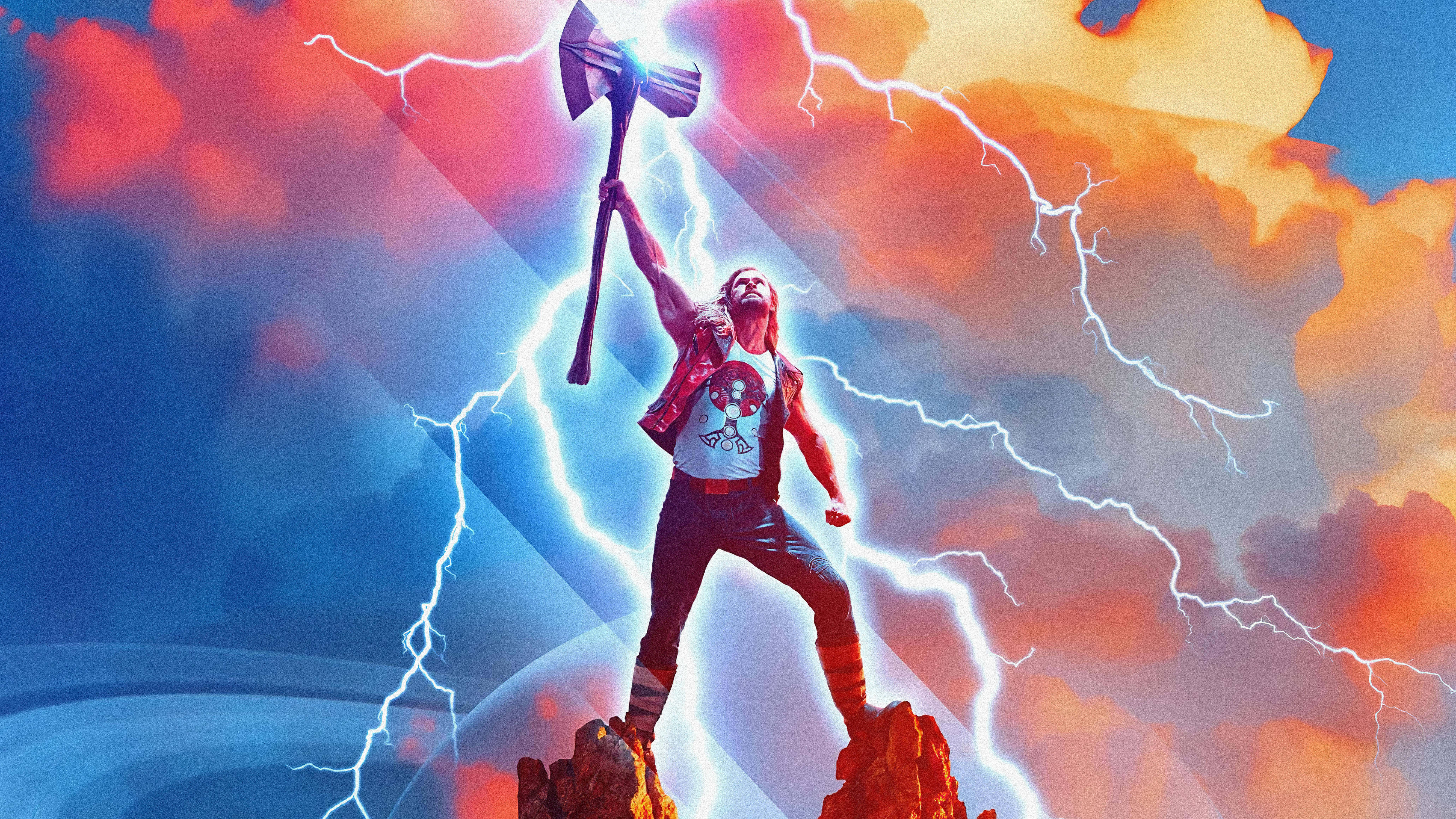 Thor Love And Thunder Χειρισμός Καταιγίδας Ταπετσαρία