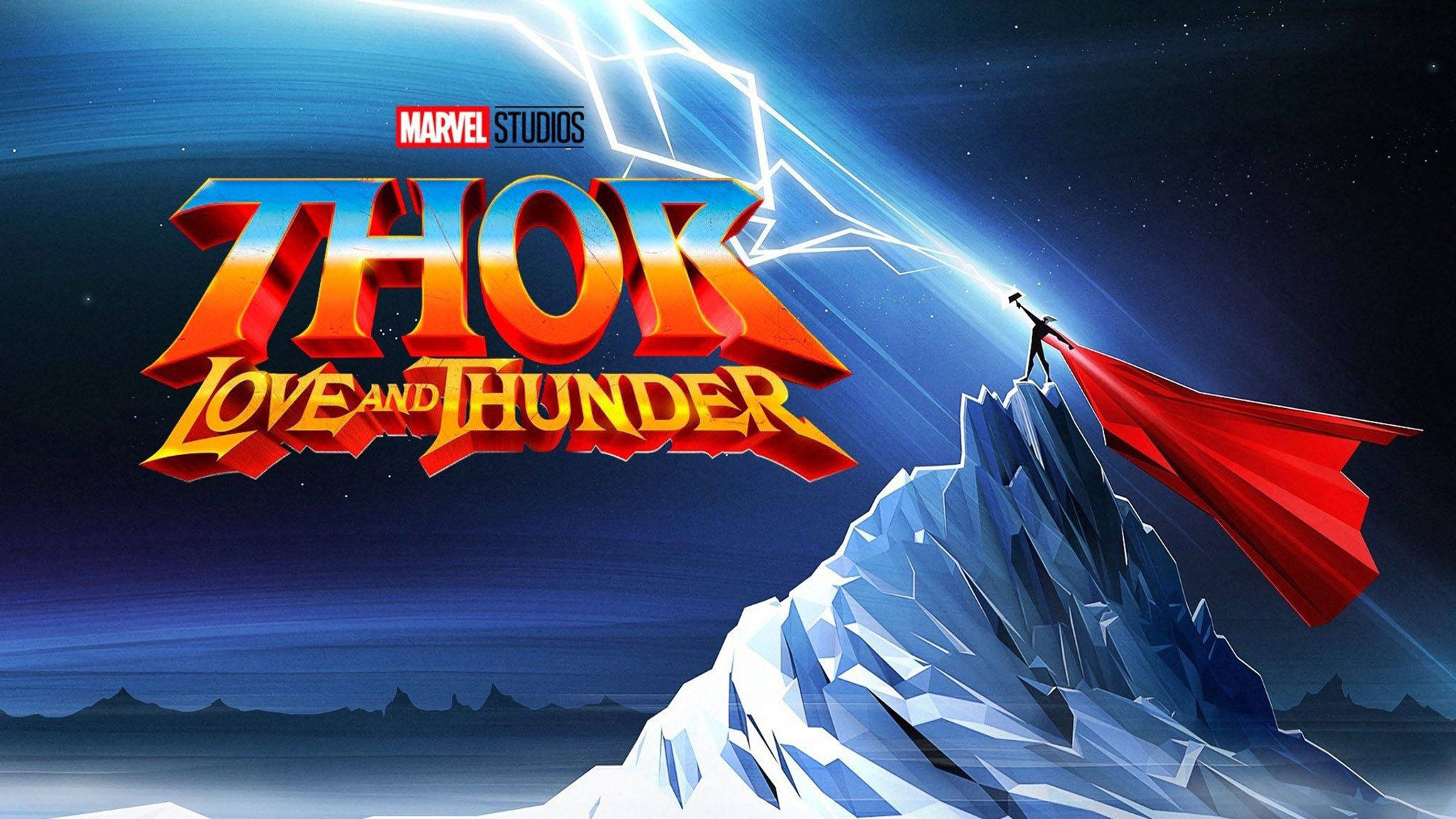 Thor Love And Thunder Διανυσματική Τέχνη Ταπετσαρία