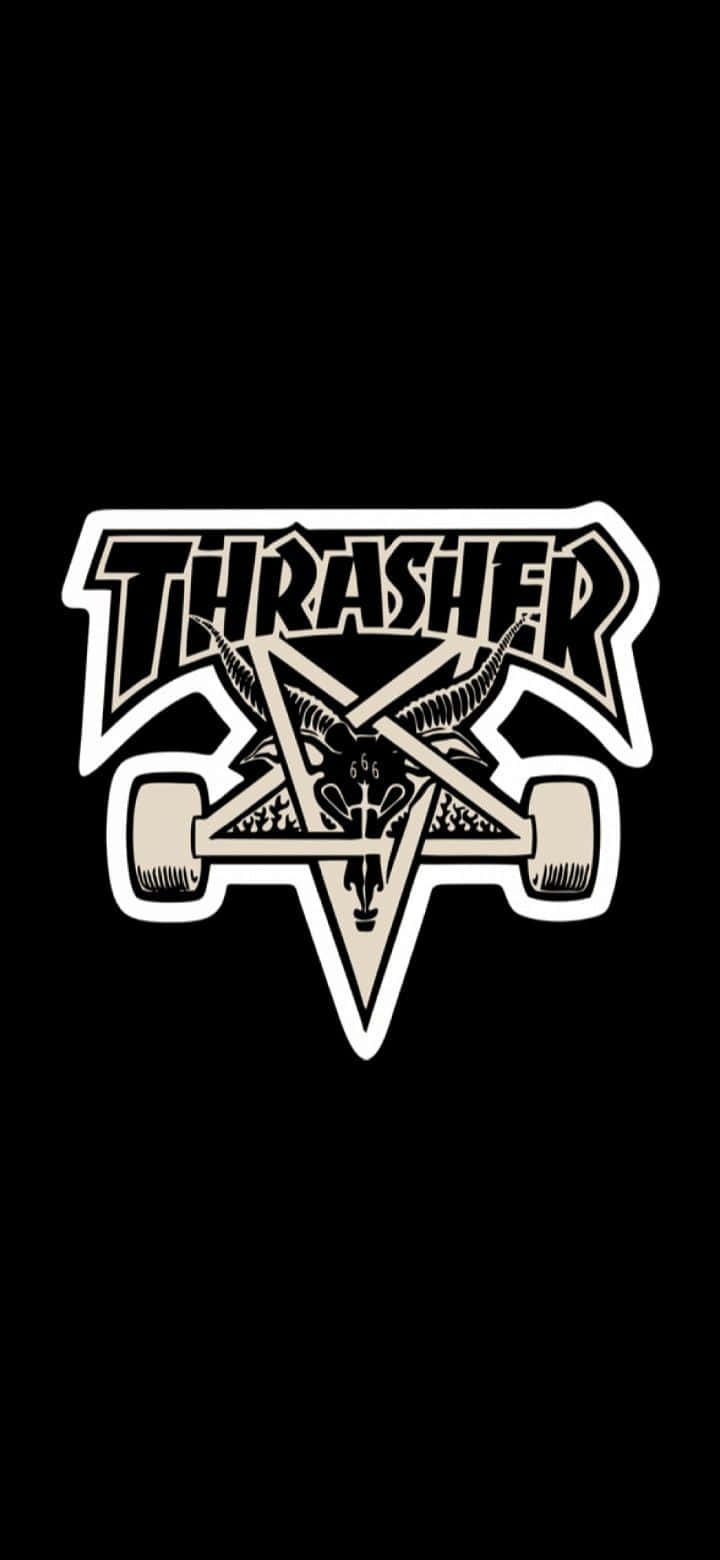 αυτοκόλλητο λογότυπου thrasher Ταπετσαρία