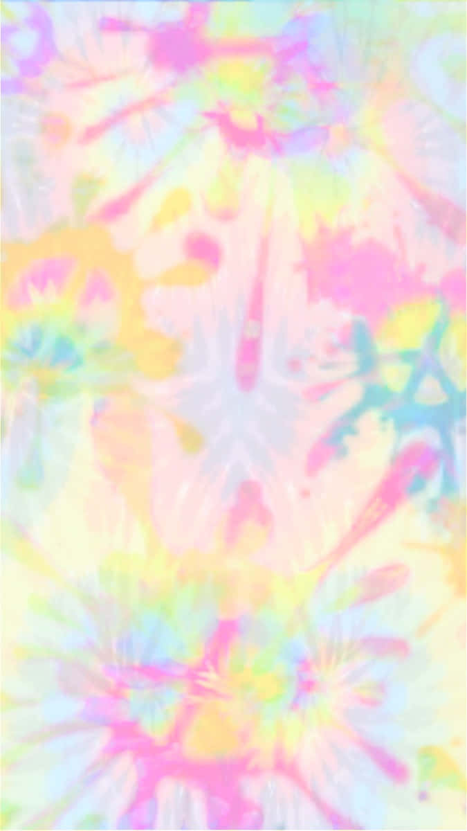 Σύμβολα ματιών σε παστέλ tie dye φόντο Ταπετσαρία