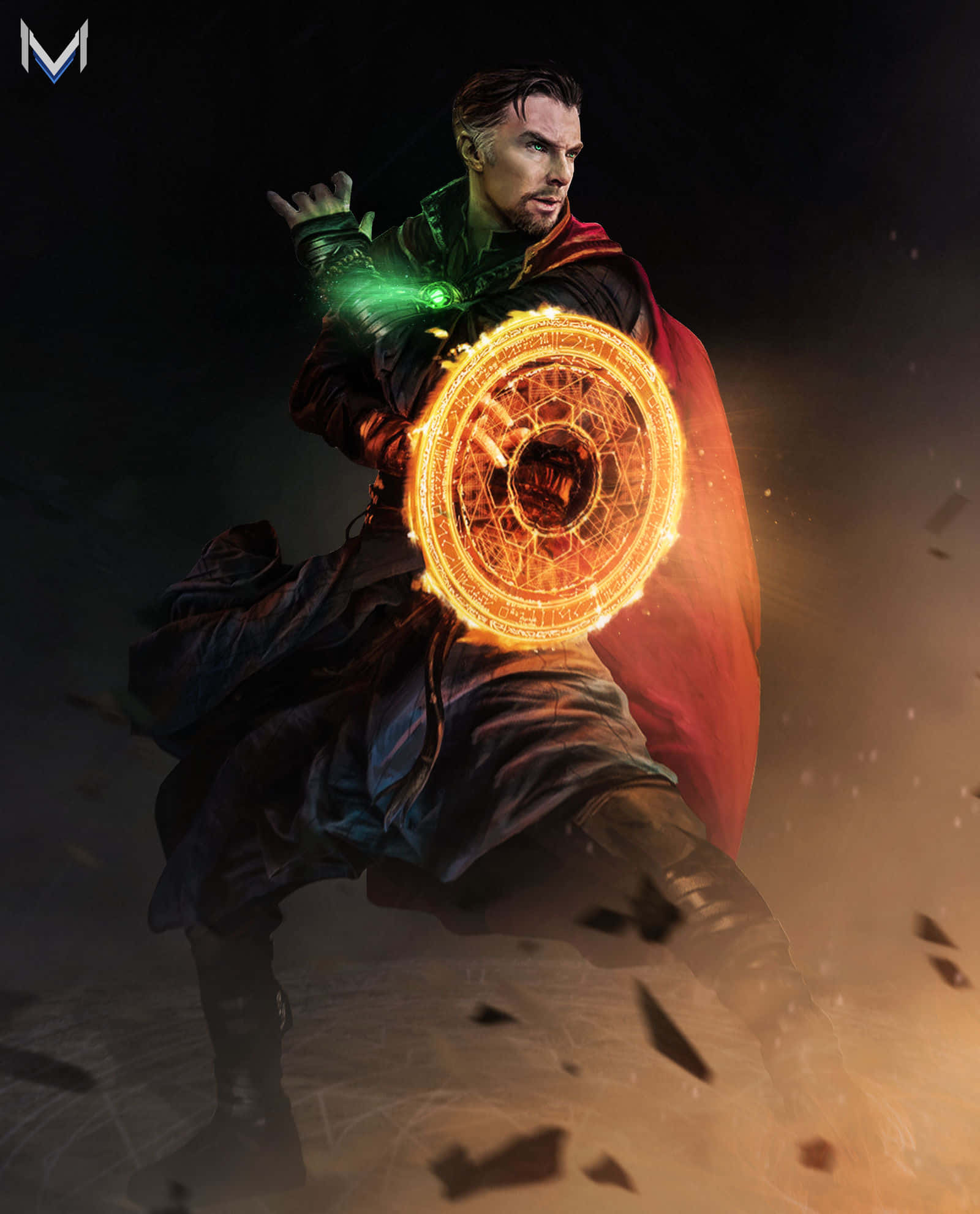 Μαγευτικό Time Stone τυλιγμένο σε δίνες άπειρης ενέργειας Ταπετσαρία