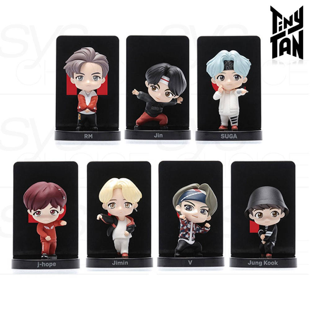 Μικροσκοπική Φιγούρα Δράσης Tiny Tan BTS σε Μαύρο Ταπετσαρία