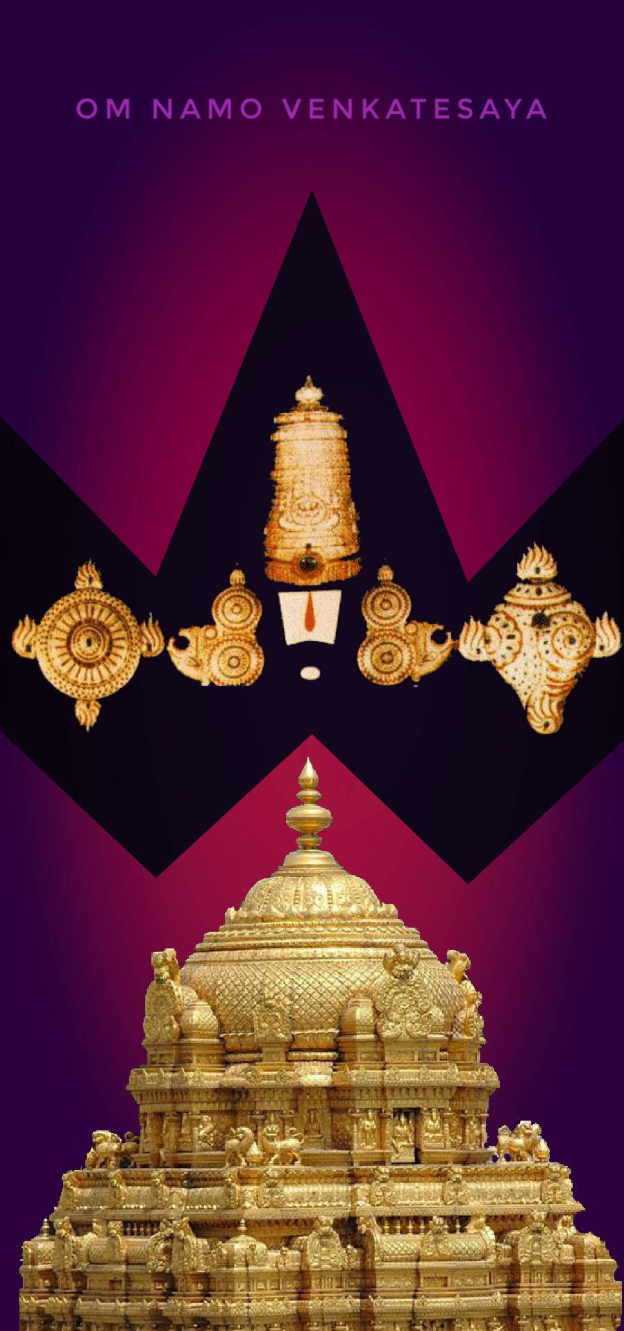 Tirupati Balaji Παγόδα Ταπετσαρία
