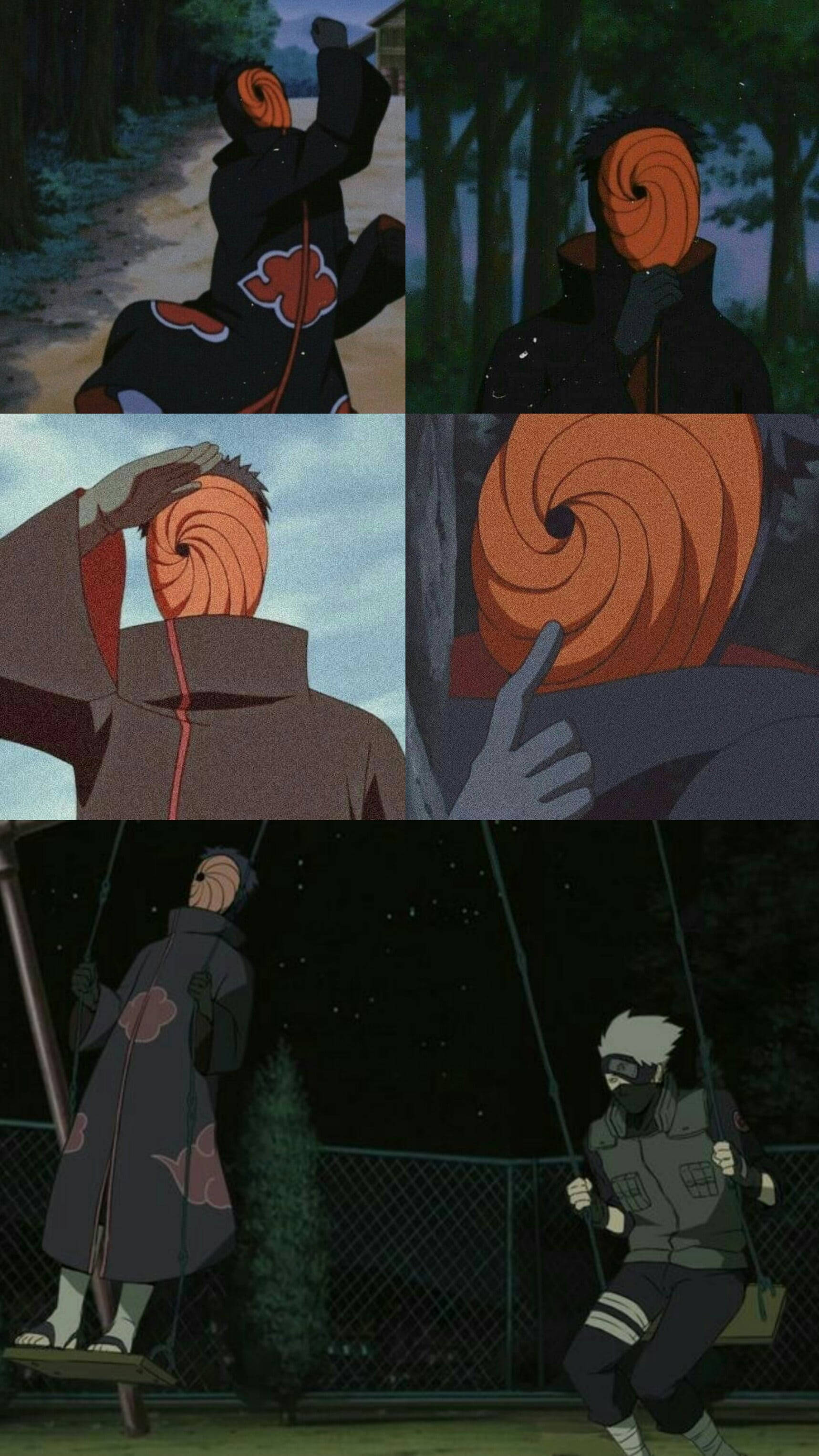 Tobi Naruto Αισθητικό Κολάζ Ταπετσαρία