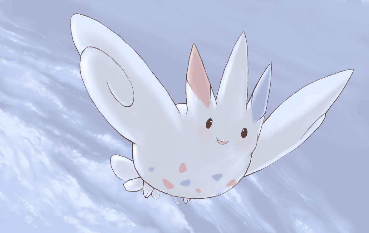 Χαριτωμένο Σχέδιο Togekiss Ταπετσαρία