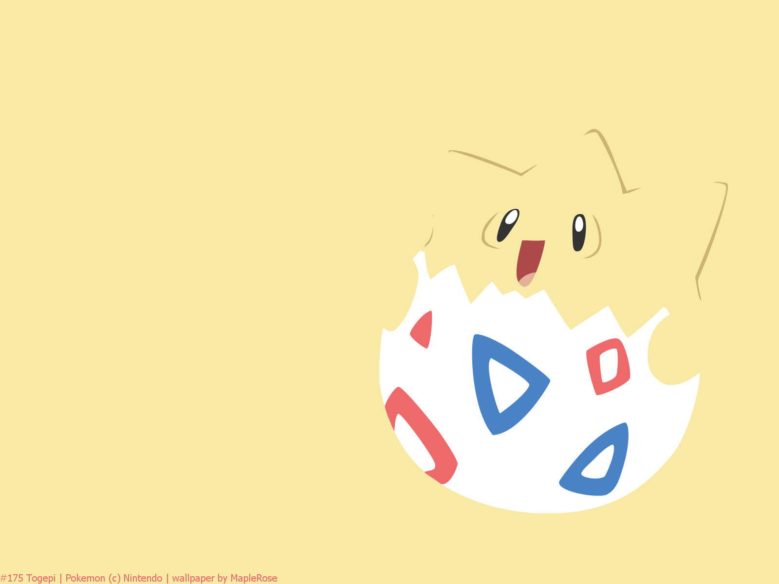 Κίτρινο Togepi Χαριτωμένο και Cool Pokemon Ταπετσαρία