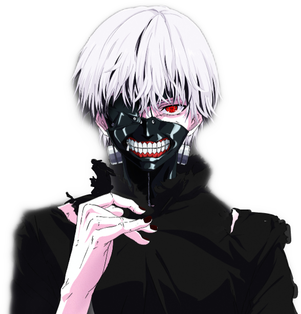 Χαμογελαστός χαρακτήρας από το Tokyo Ghoul Ταπετσαρία