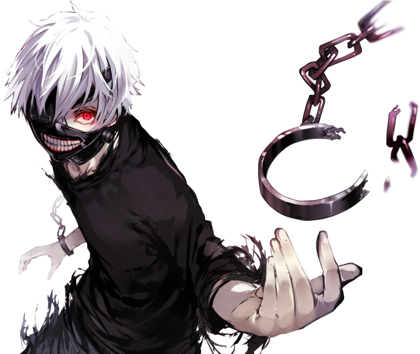 Χαρακτήρας από το Tokyo Ghoul Σπάει τις Αλυσίδες Ταπετσαρία