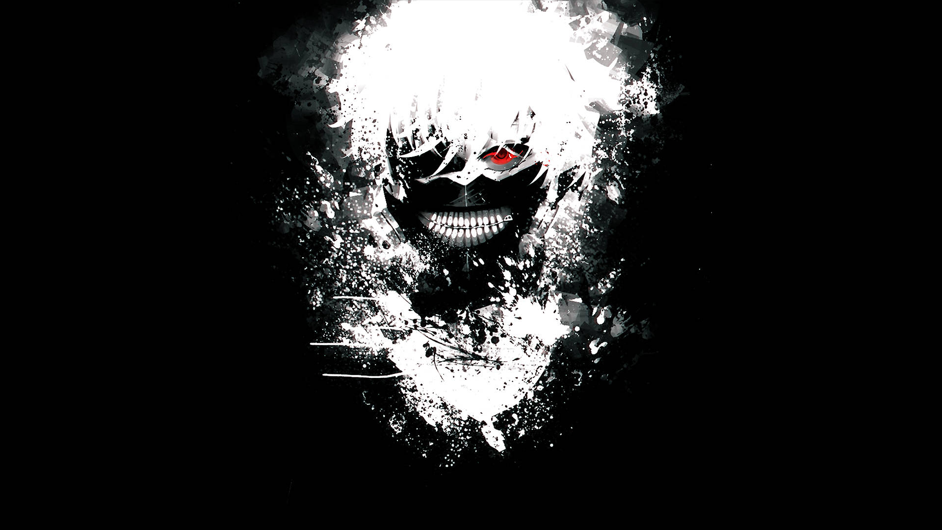 Tokyo Ghoul Aesthetic με τον Λευκό Ken να Χαμογελά Ταπετσαρία