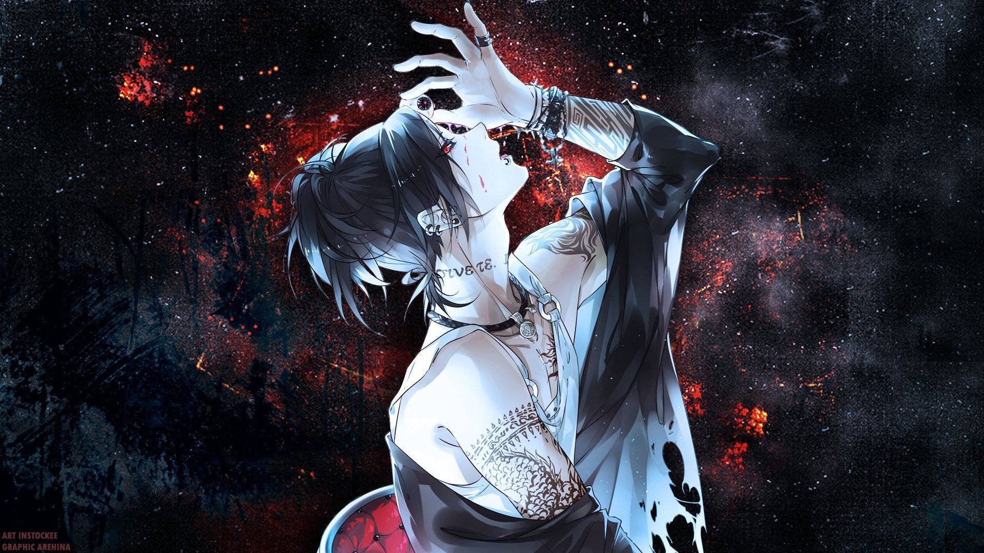 Tokyo Ghoul Χαρακτήρες Τατουάζ του Τζούζο Ταπετσαρία
