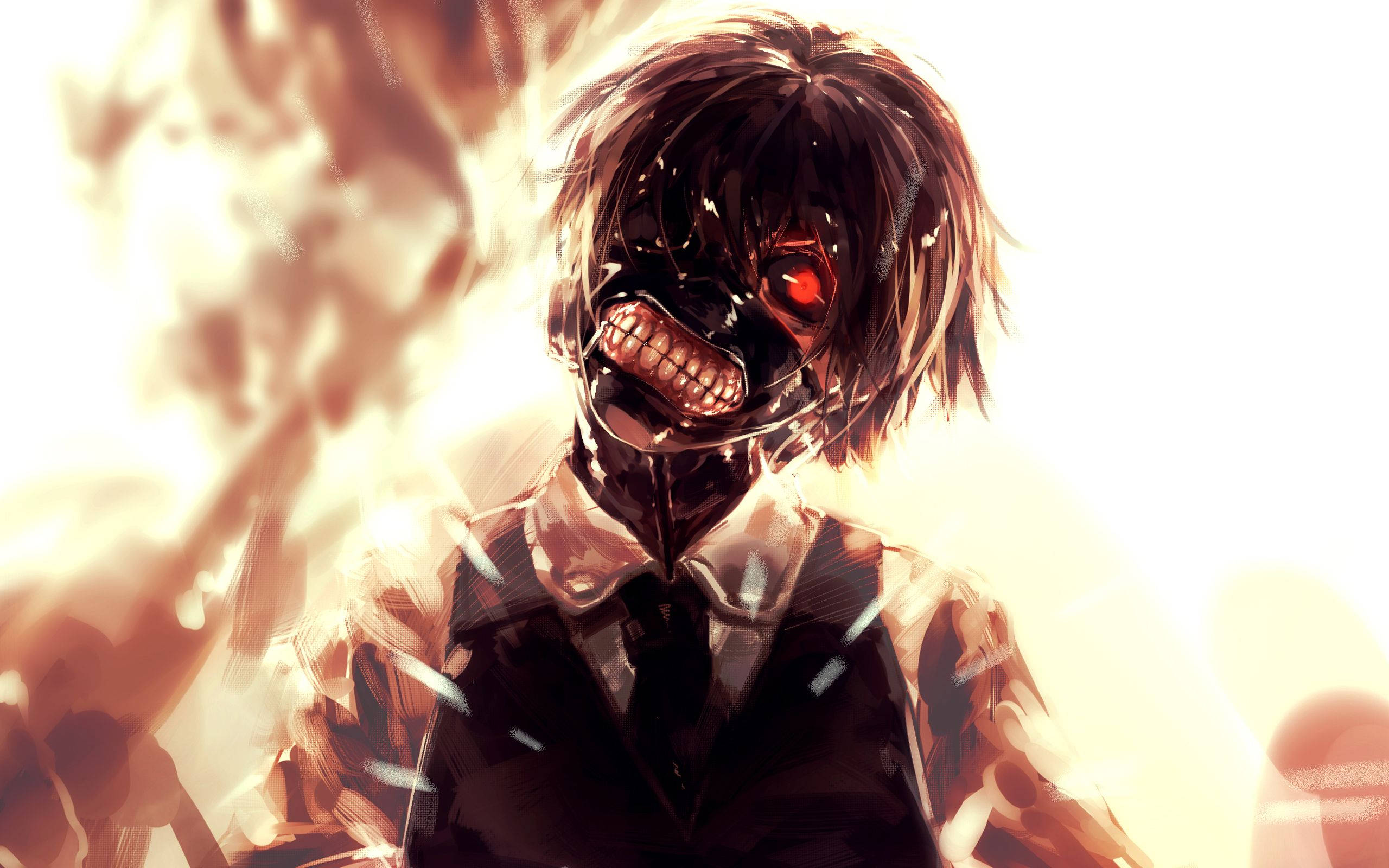 Χαρακτήρες Tokyo Ghoul - Το μαύρο κάλυμμα ματιού του Ken Ταπετσαρία