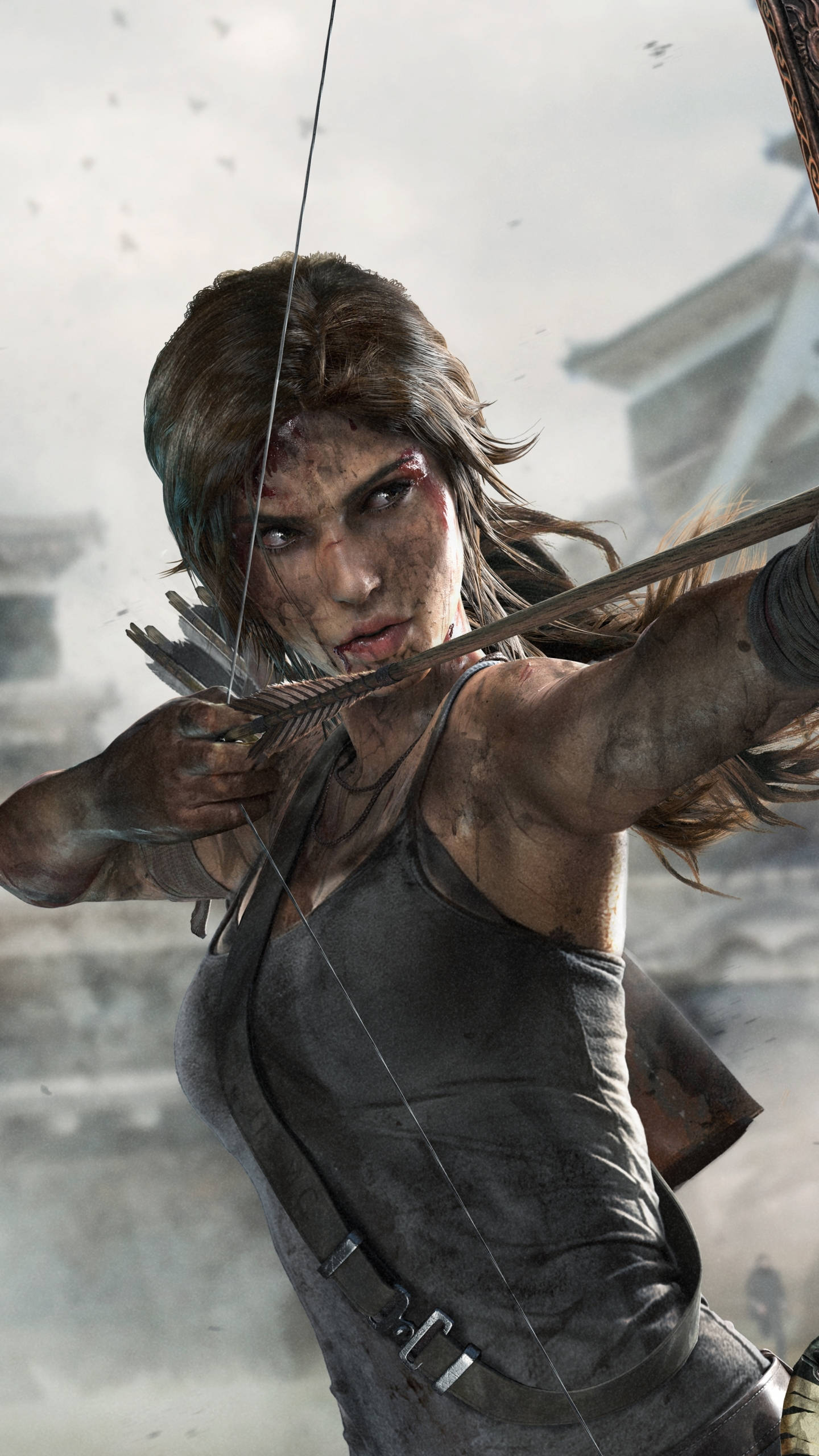Tomb Raider Τοξοβολία iPhone Ταπετσαρία