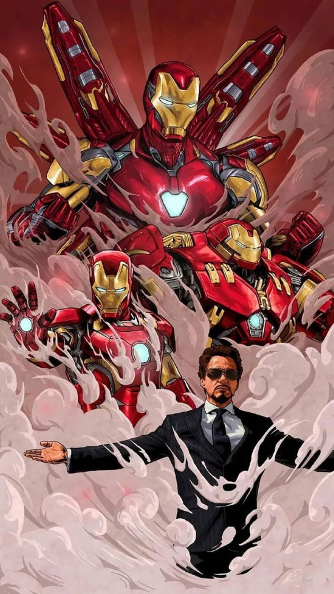 Ένδοξος Tony Stark Iron Man Android Ταπετσαρία