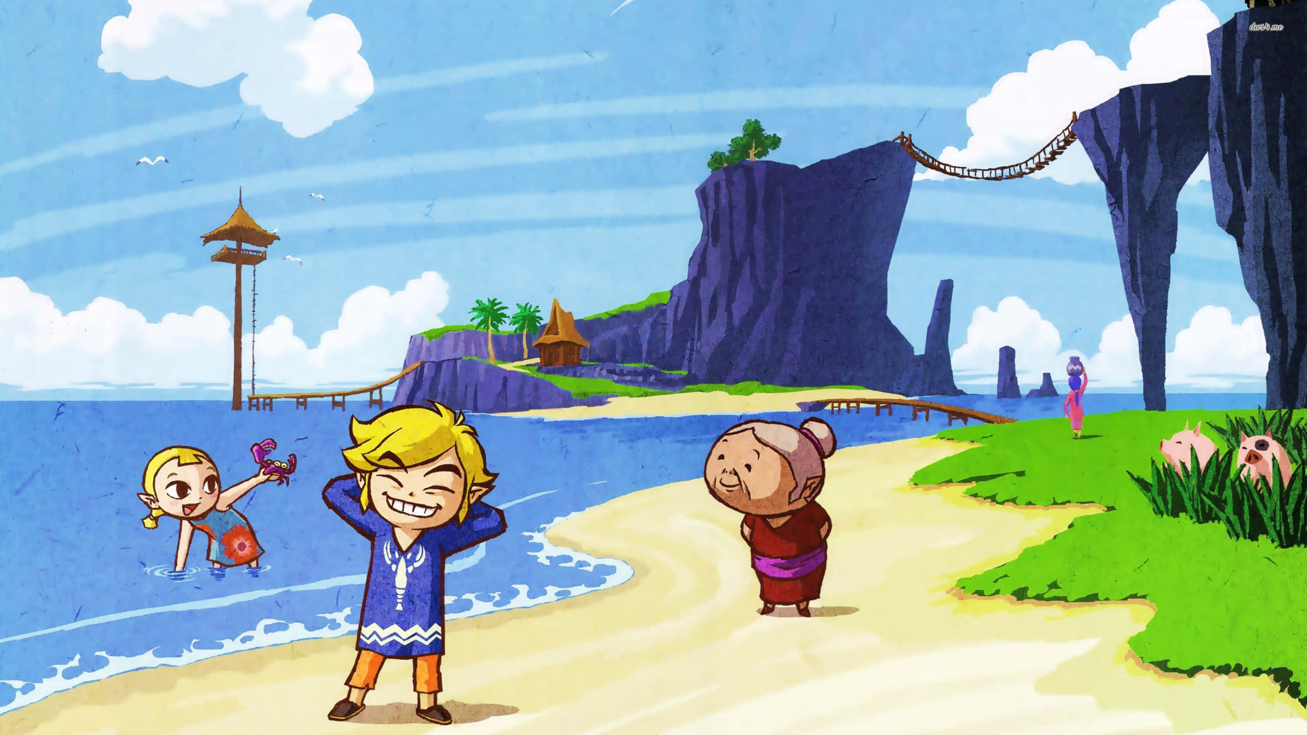 Toon Link στην Παραλία Ταπετσαρία