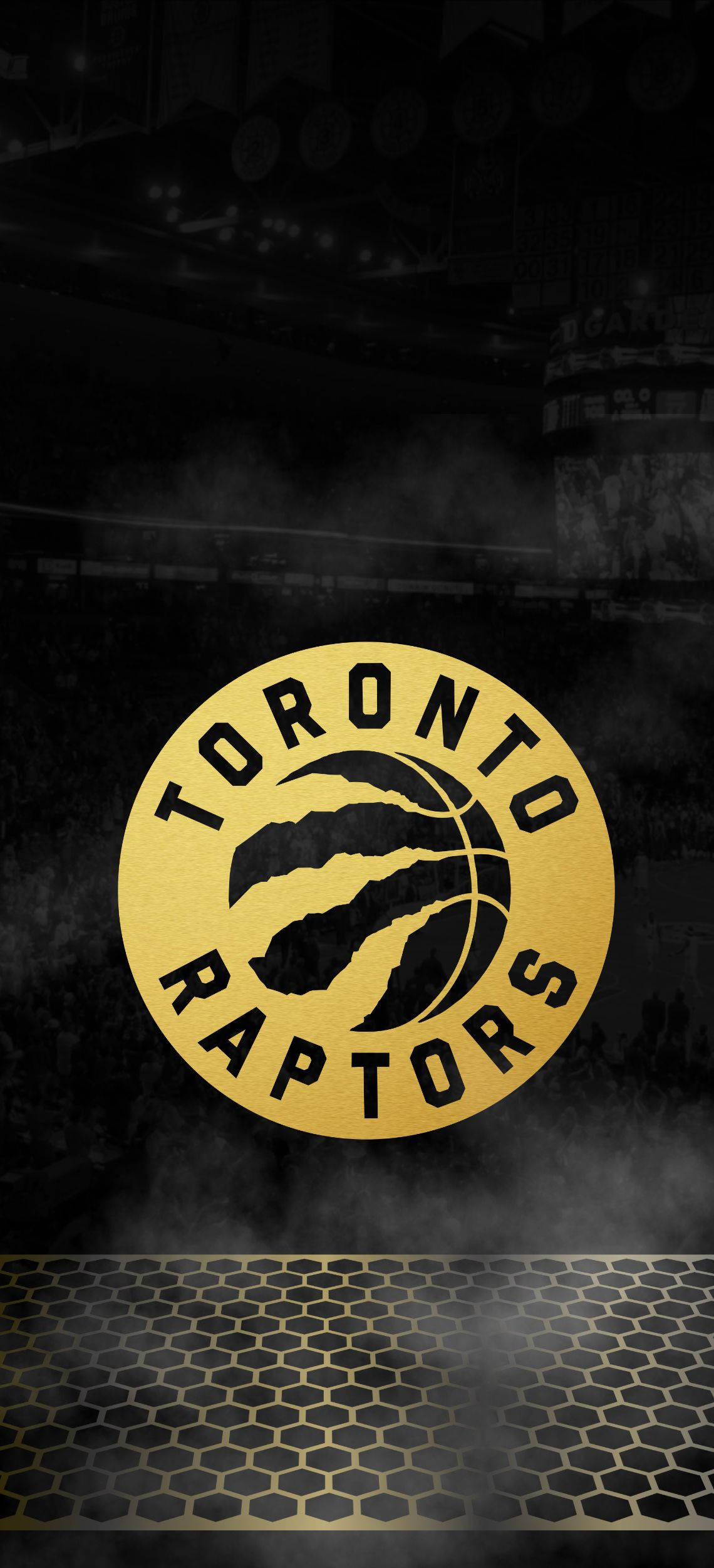 Toronto Raptors Χρυσό Και Μαύρο Ταπετσαρία