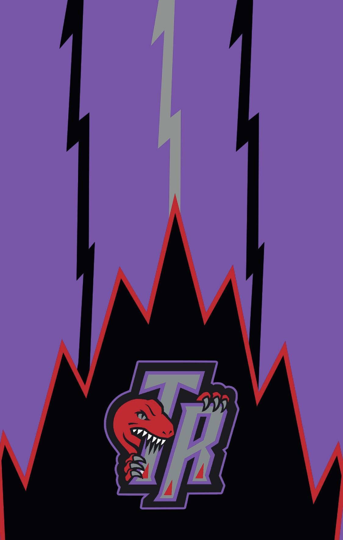 Toronto Raptors Σε Μωβ Ταπετσαρία