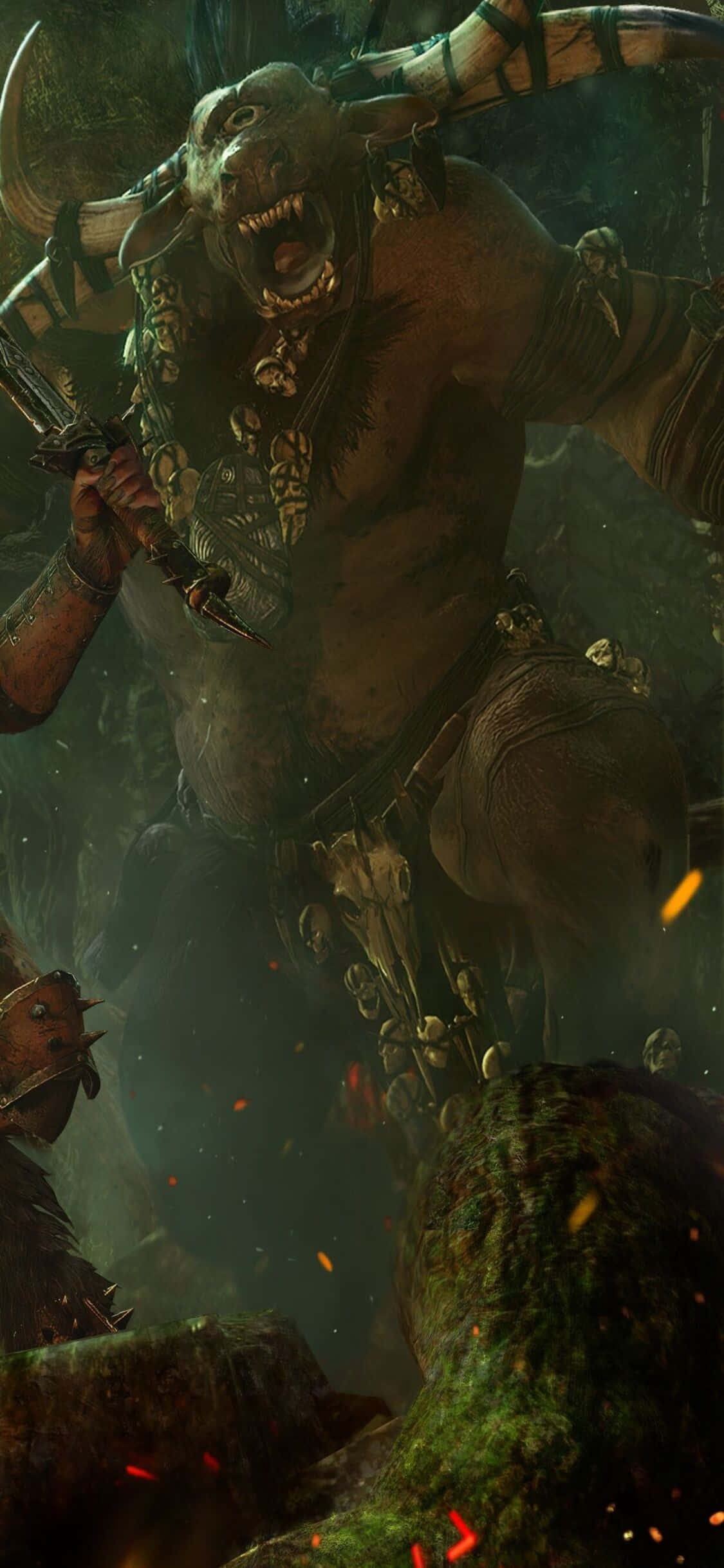 Συμμετάσχετε στη Θρυλική Μάχη του Total War Warhammer στο iPhone X σας Ταπετσαρία