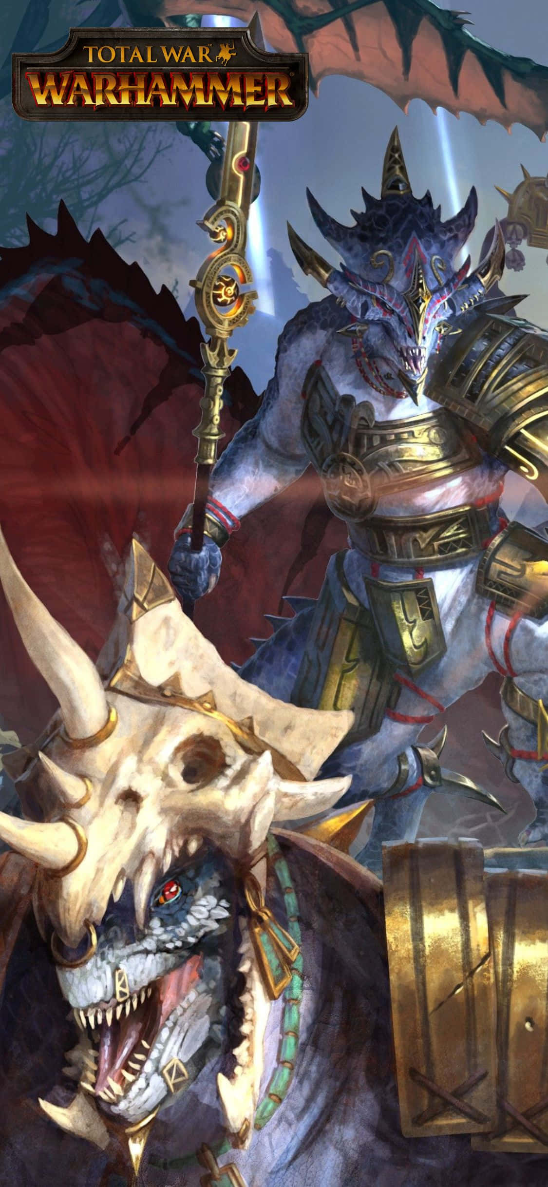 Εξερευνήστε τις Πολεμόπληκτες Χώρες του Total War Warhammer στο iPhone X σας Ταπετσαρία