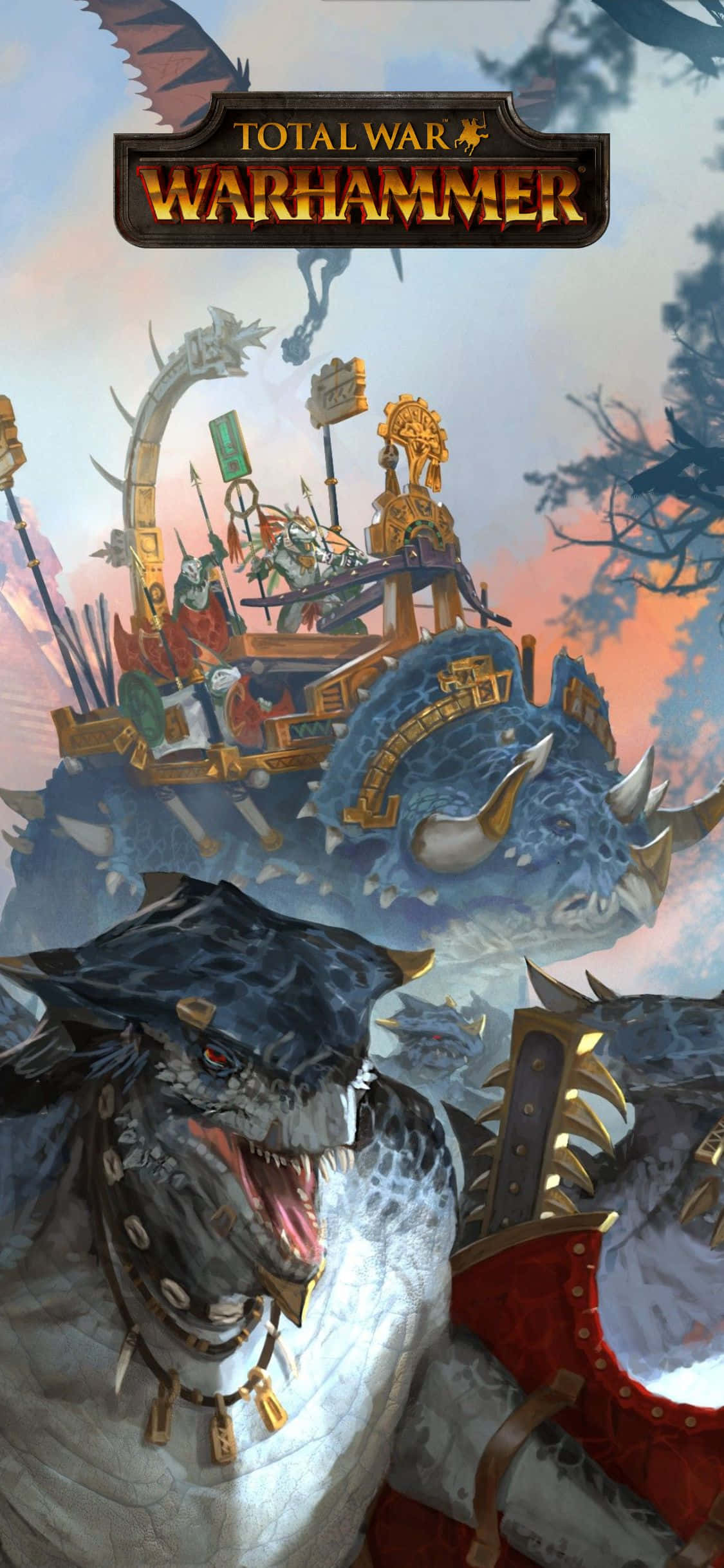 Εξερευνήστε το επικό στρατηγικό παιχνίδι Total War: Warhammer στο iPhone X σας Ταπετσαρία
