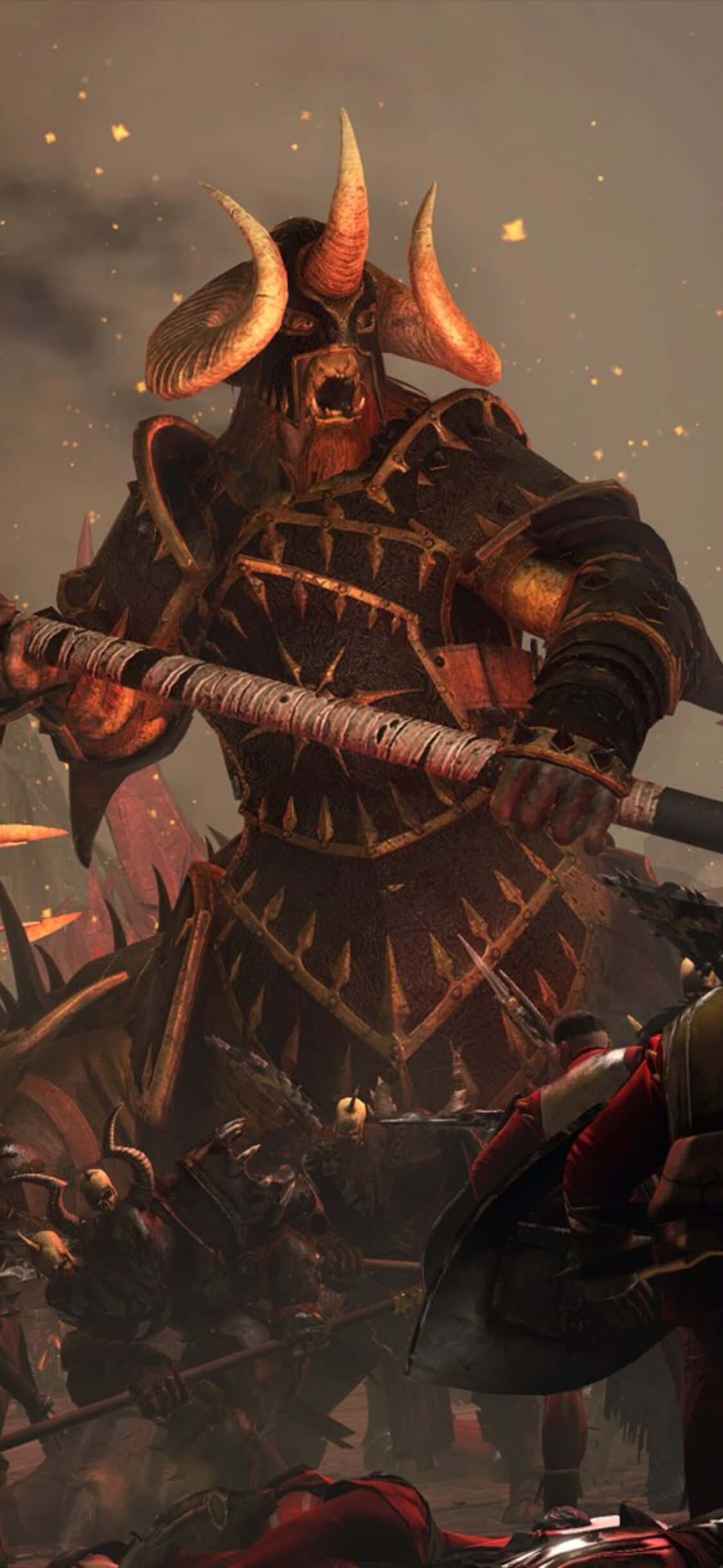 Σηκωθείτε και ενωθείτε σε μια εκστρατεία Total War Warhammer στο iPhone X σας Ταπετσαρία