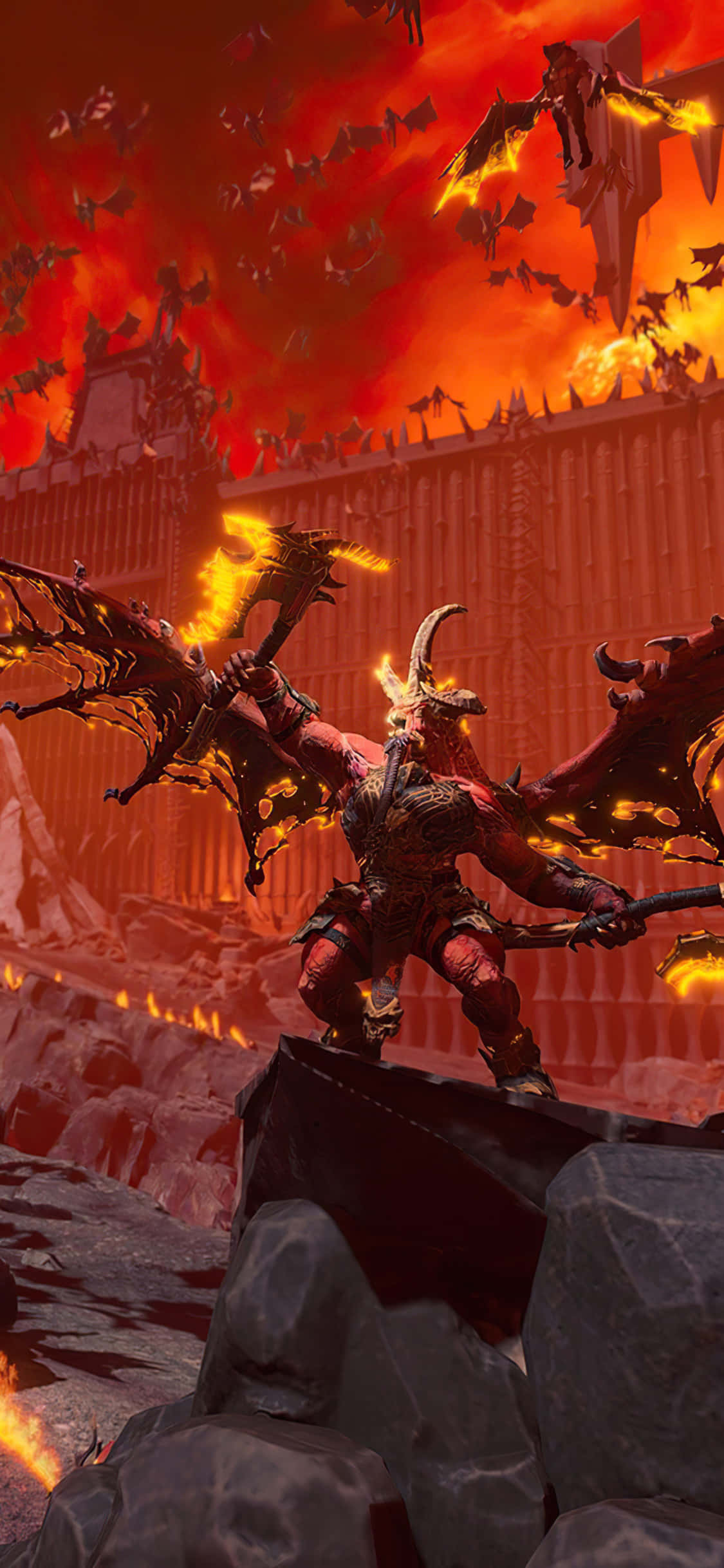 Ετοιμαστείτε για Πόλεμο με το Total Warhammer στο iPhone X σας Ταπετσαρία