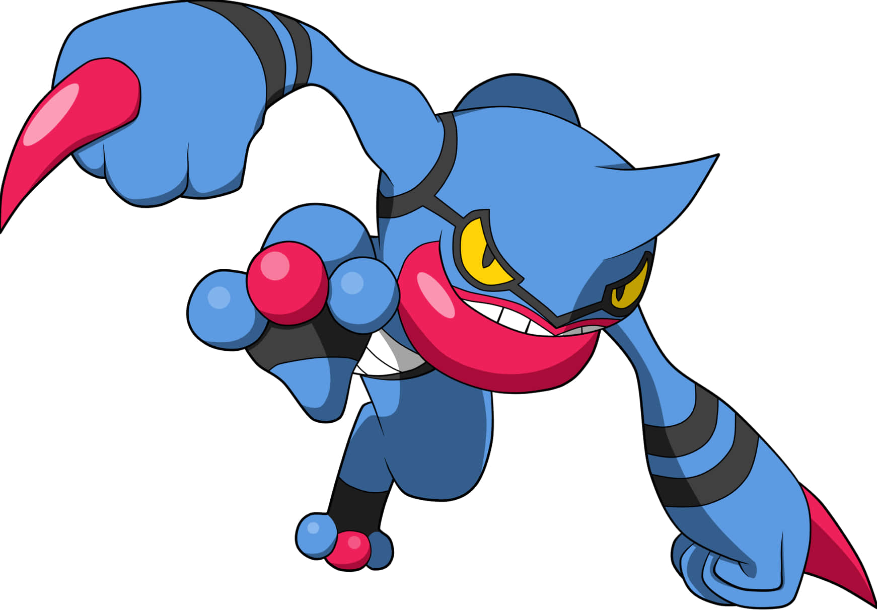 Toxicroak Pokemon Κλωτσάει με το Πόδι Ταπετσαρία
