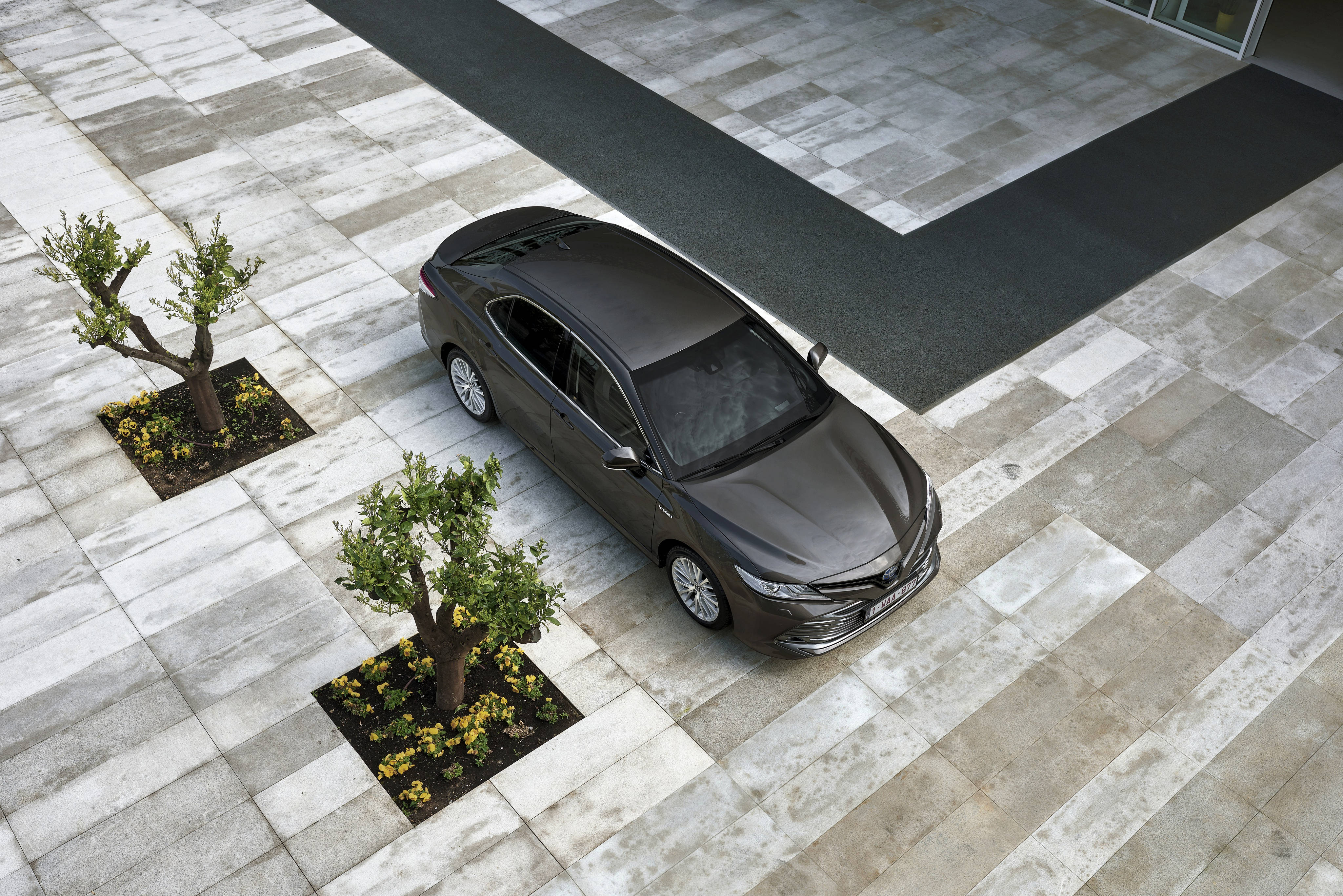 Εναέρια άποψη του Toyota Camry 4K Ταπετσαρία