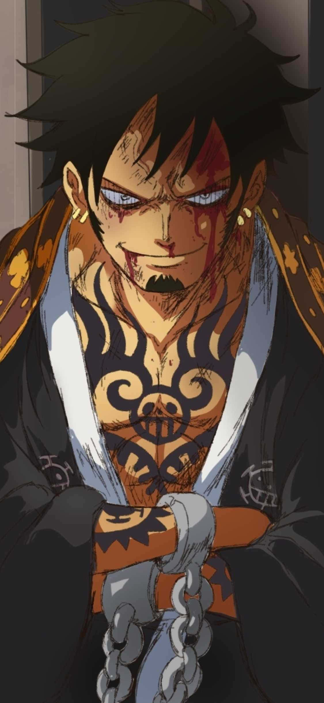 Trafalgar D Water Law One Piece Lock Screen Anime Ταπετσαρία
