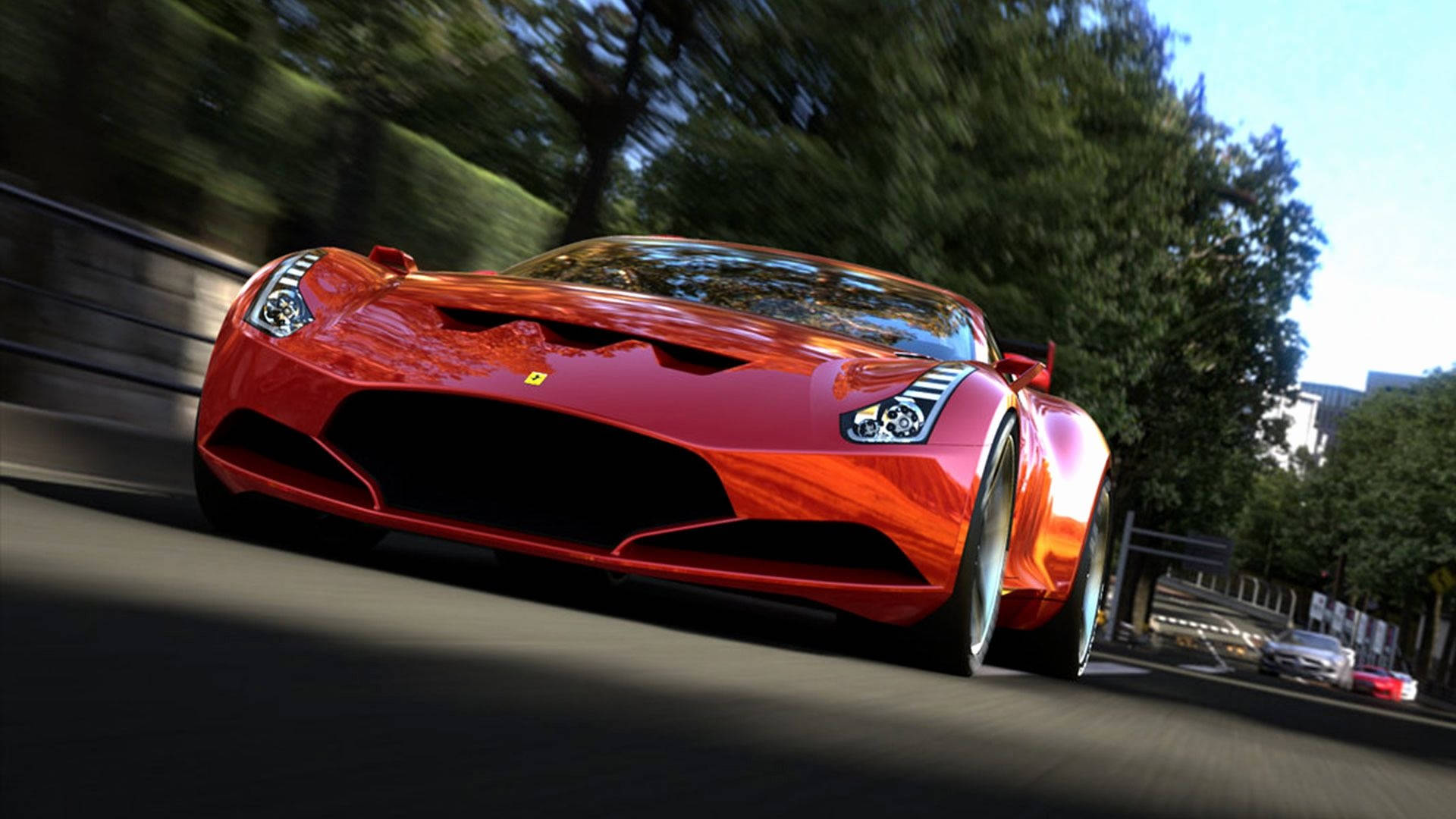 Trending Κόκκινη Ferrari 288 GTO Σπορ Αυτοκίνητο Ταπετσαρία
