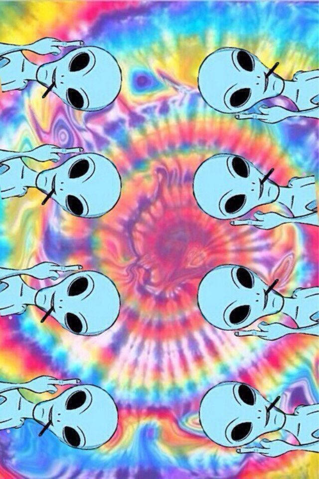 Αλλόκοτο Καλειδοσκοπικό Trippy Αισθητικό Ταπετσαρία